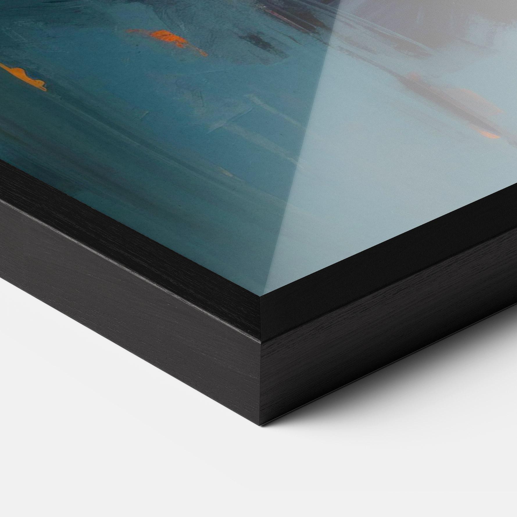 Keretezett Poszter Acrylic Asian Portrait mockup 3