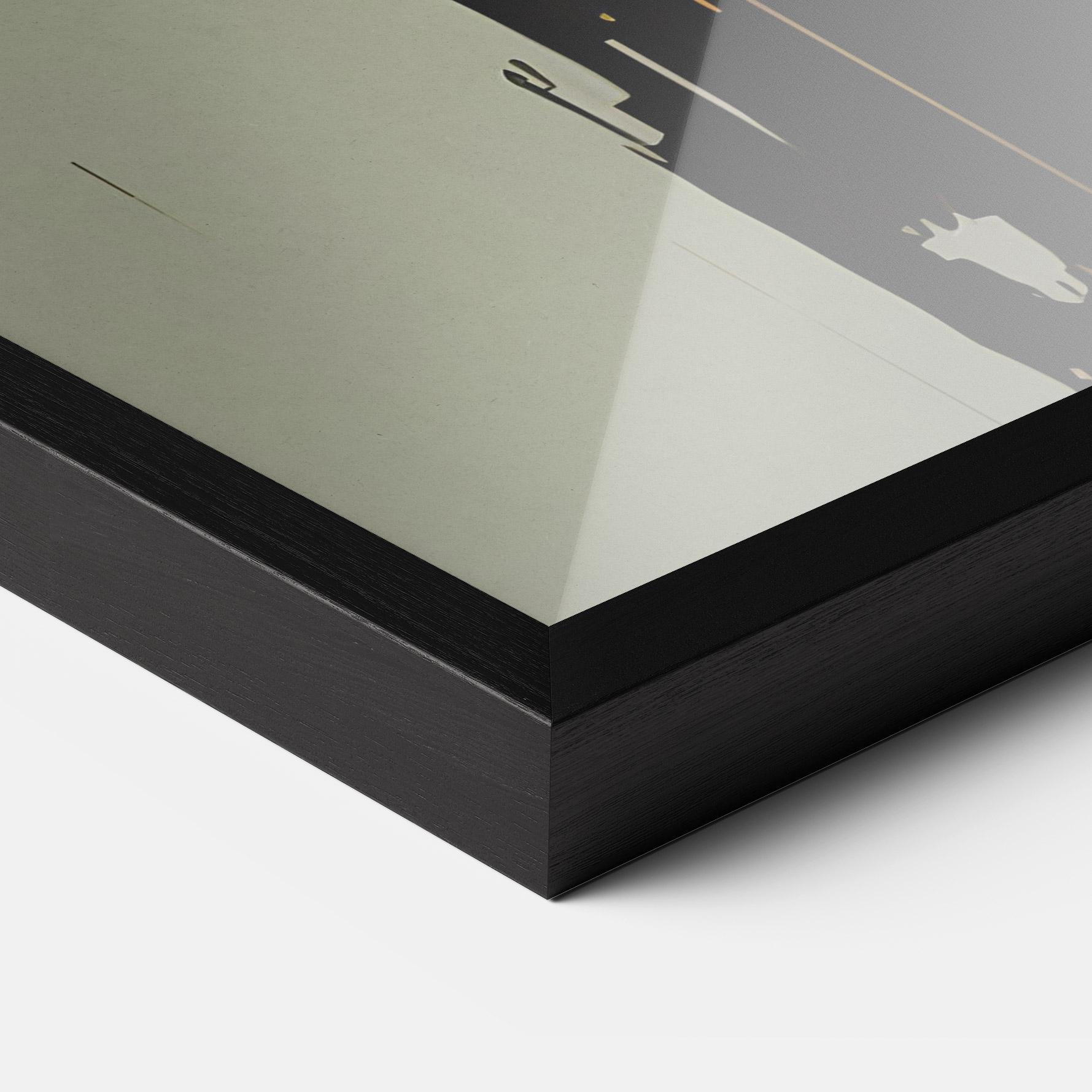 Keretezett Poszter Apologetic Face mockup 3