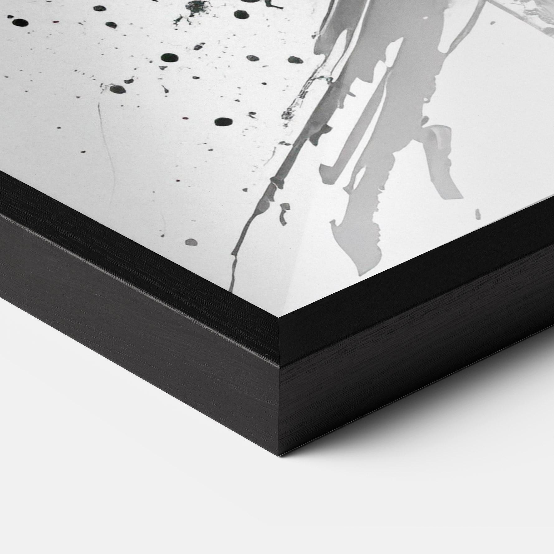 Keretezett Poszter Ink Splash Portrait mockup 3