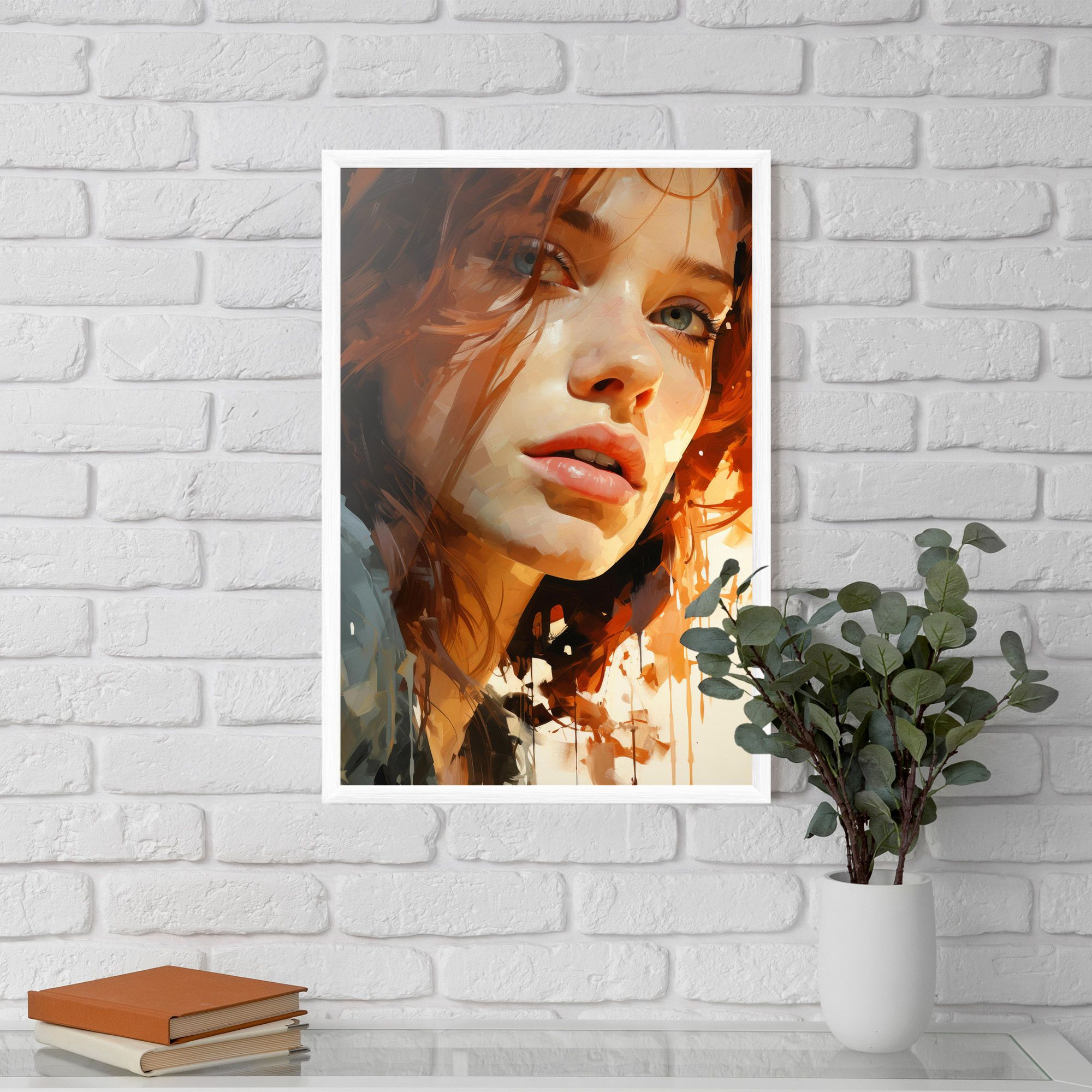Pretty Woman Portrait mockup 5
