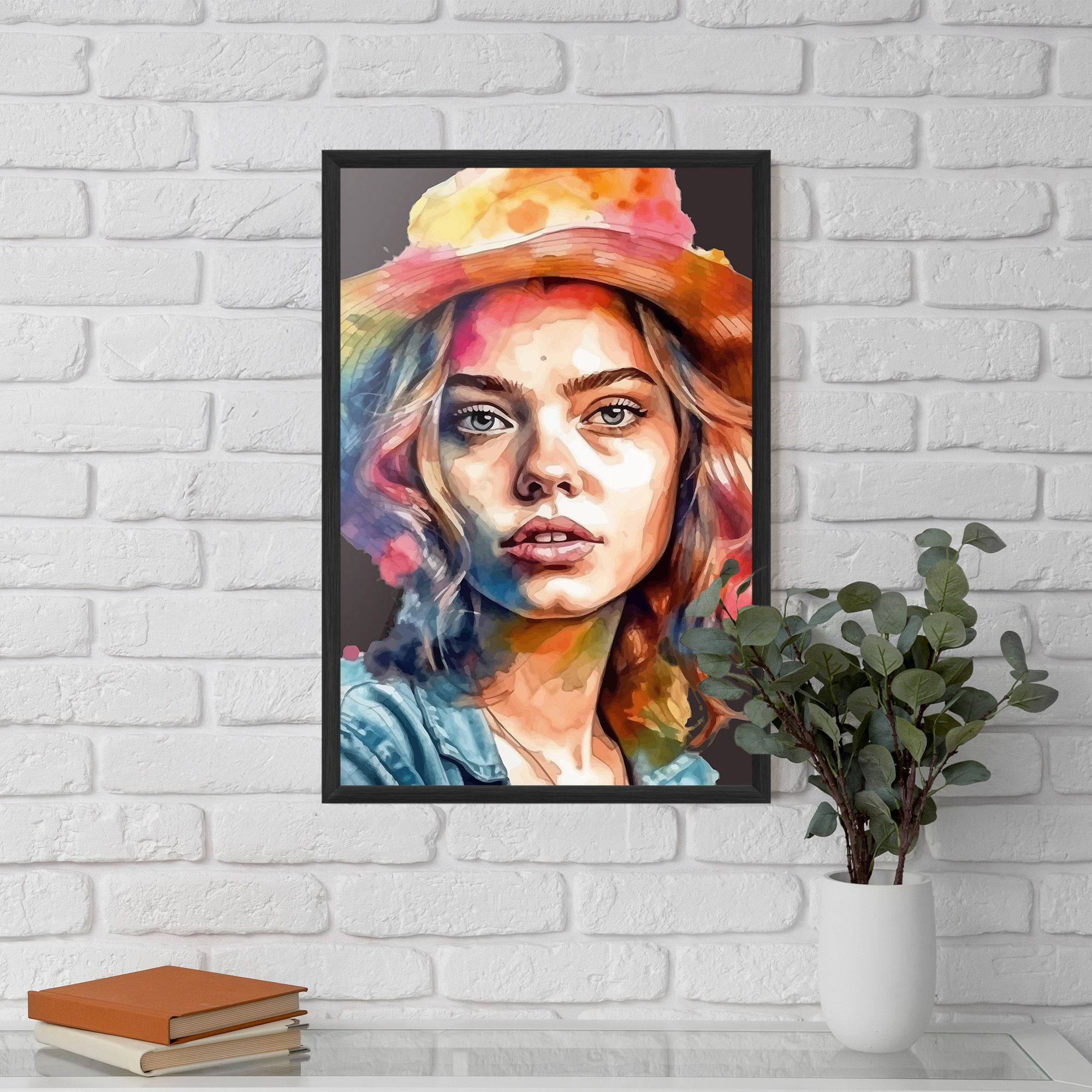 Hat Portrait Girl mockup 5