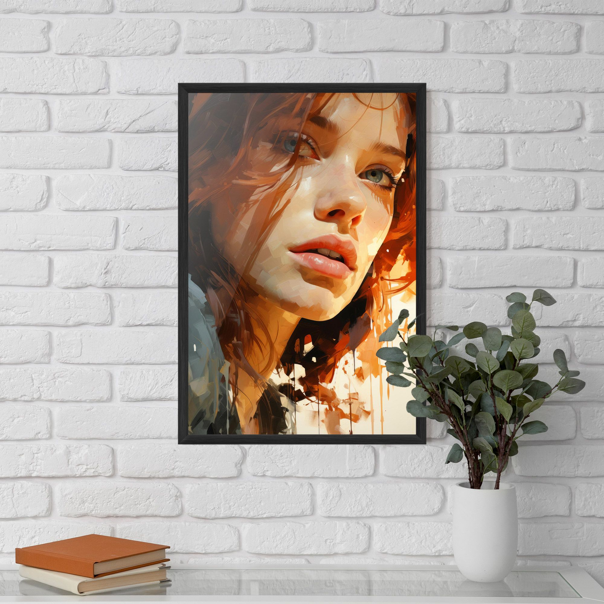 Pretty Woman Portrait mockup 5