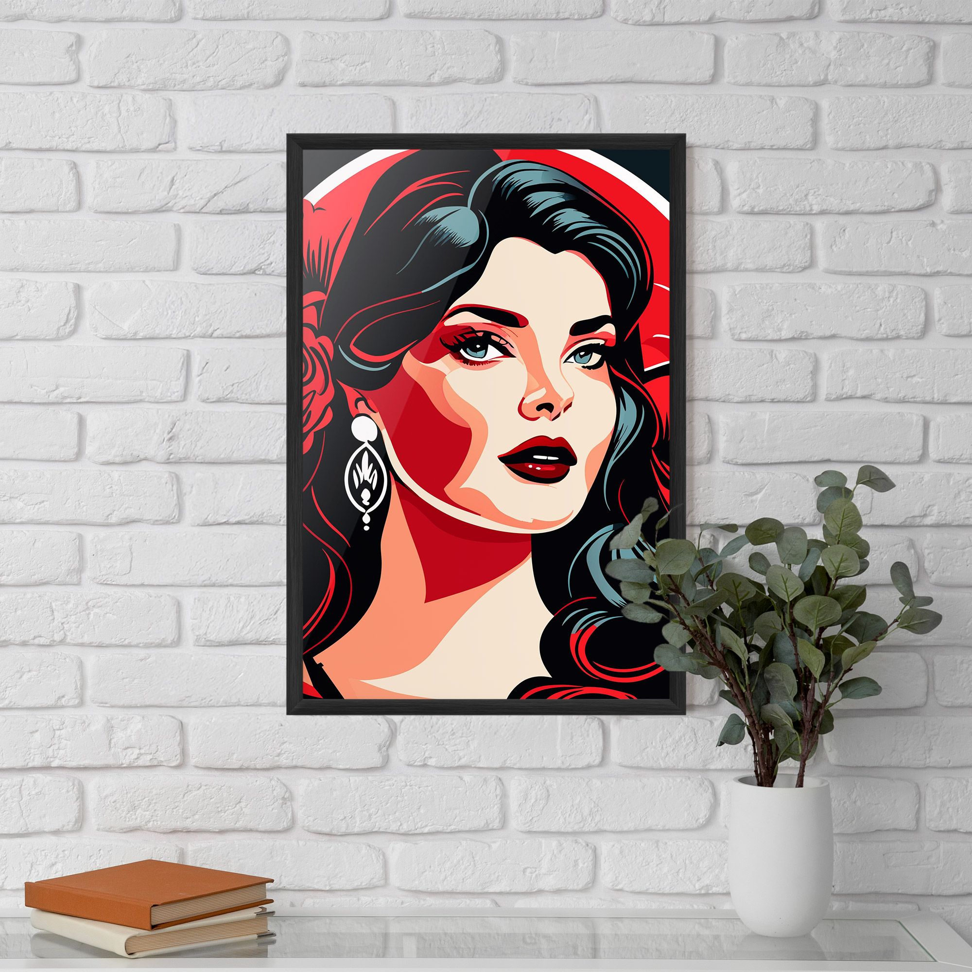 Red Light Portrait mockup 5