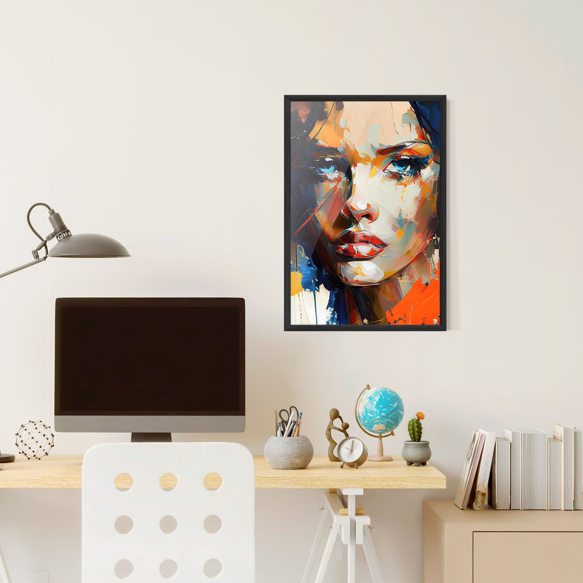 Beautiful Brunette Woman mockup 6