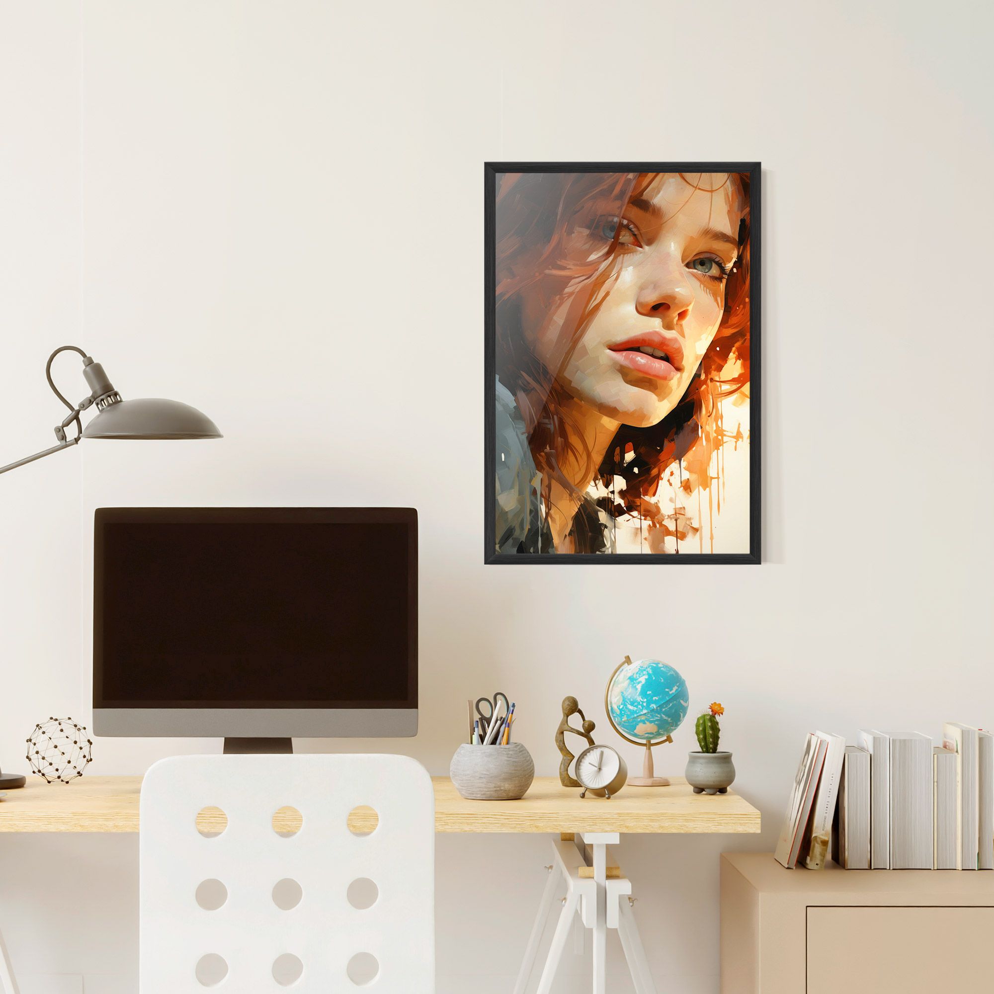 Pretty Woman Portrait mockup 6
