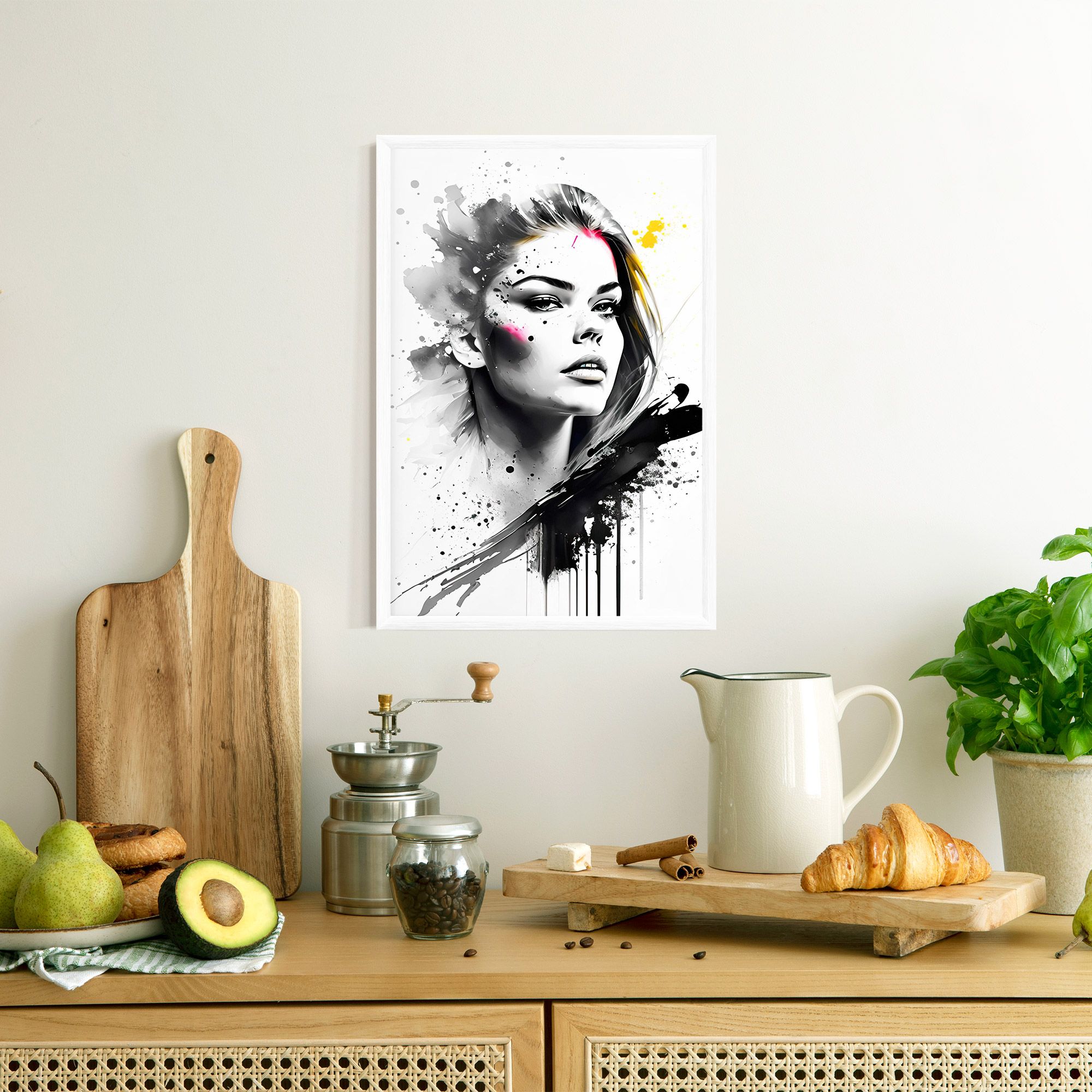 Ink Splash Portrait mockup 8