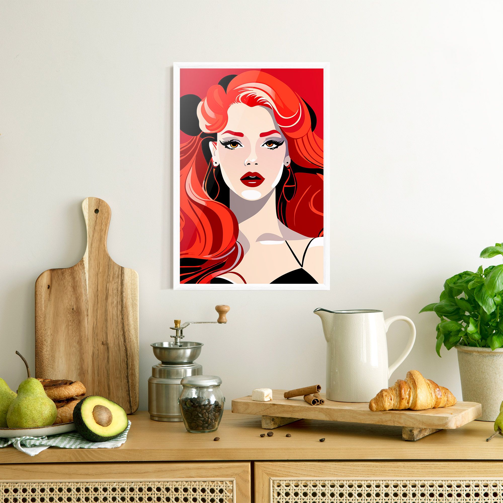 Red Hair Portrait mockup 8
