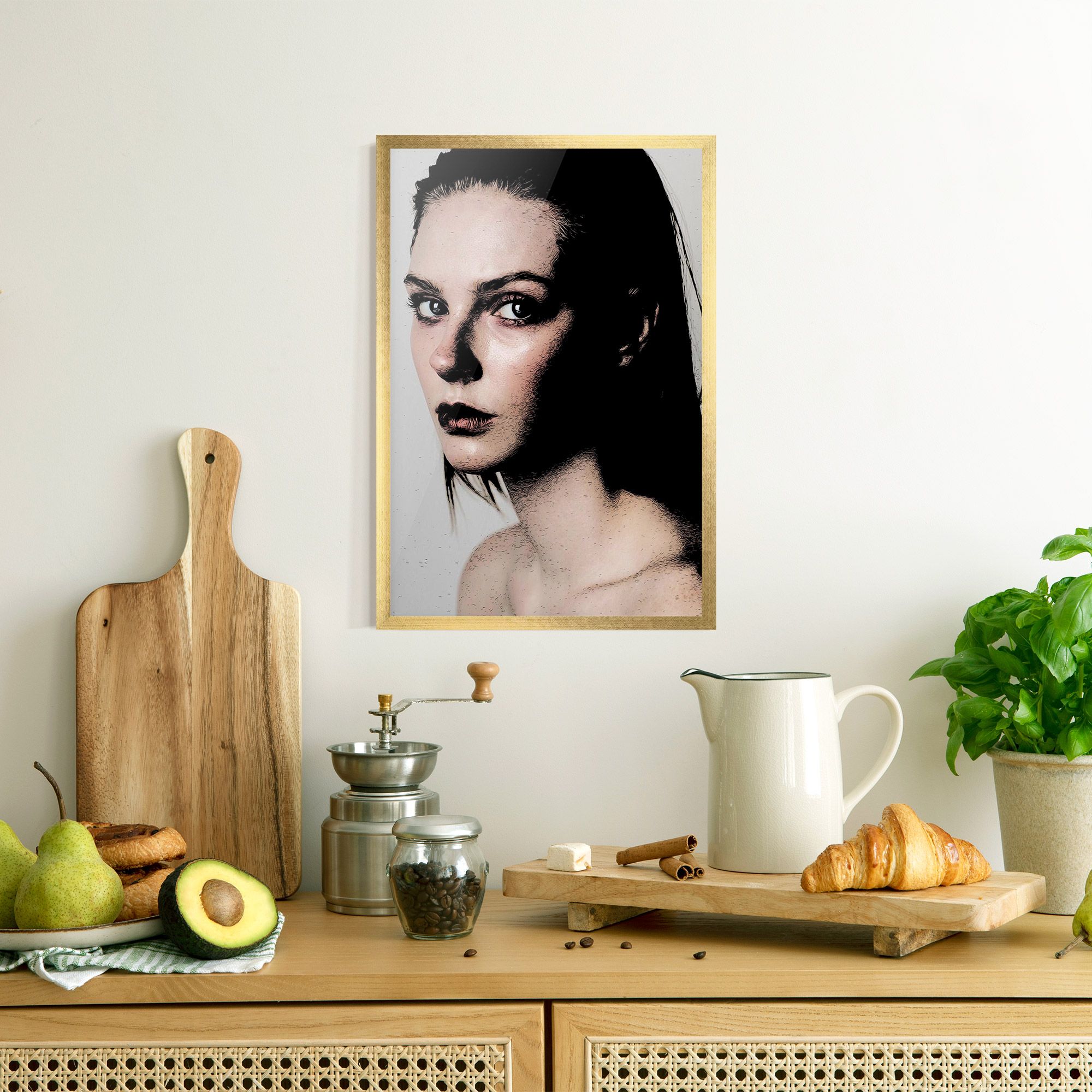 Big Eyes Portrait mockup 8