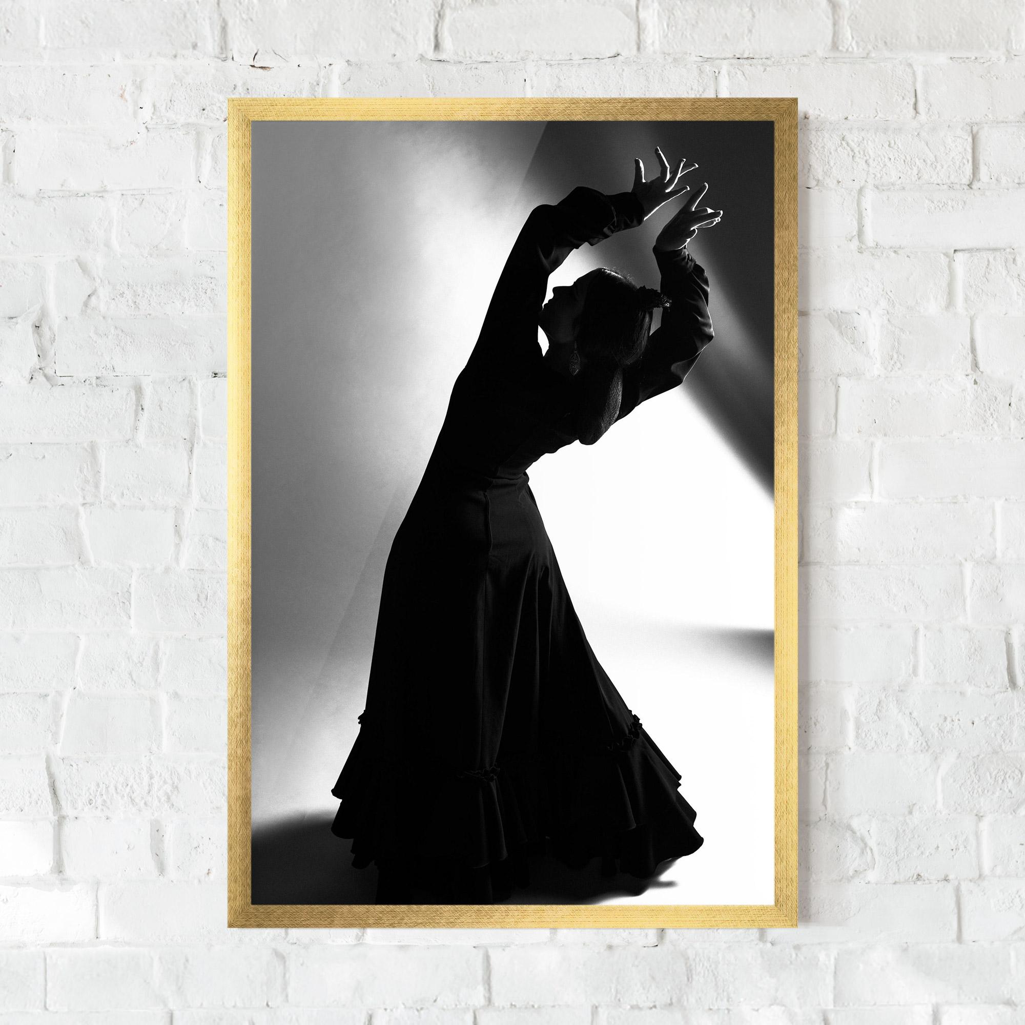 Keretezett Poszter Full Shot Dancer mockup 0