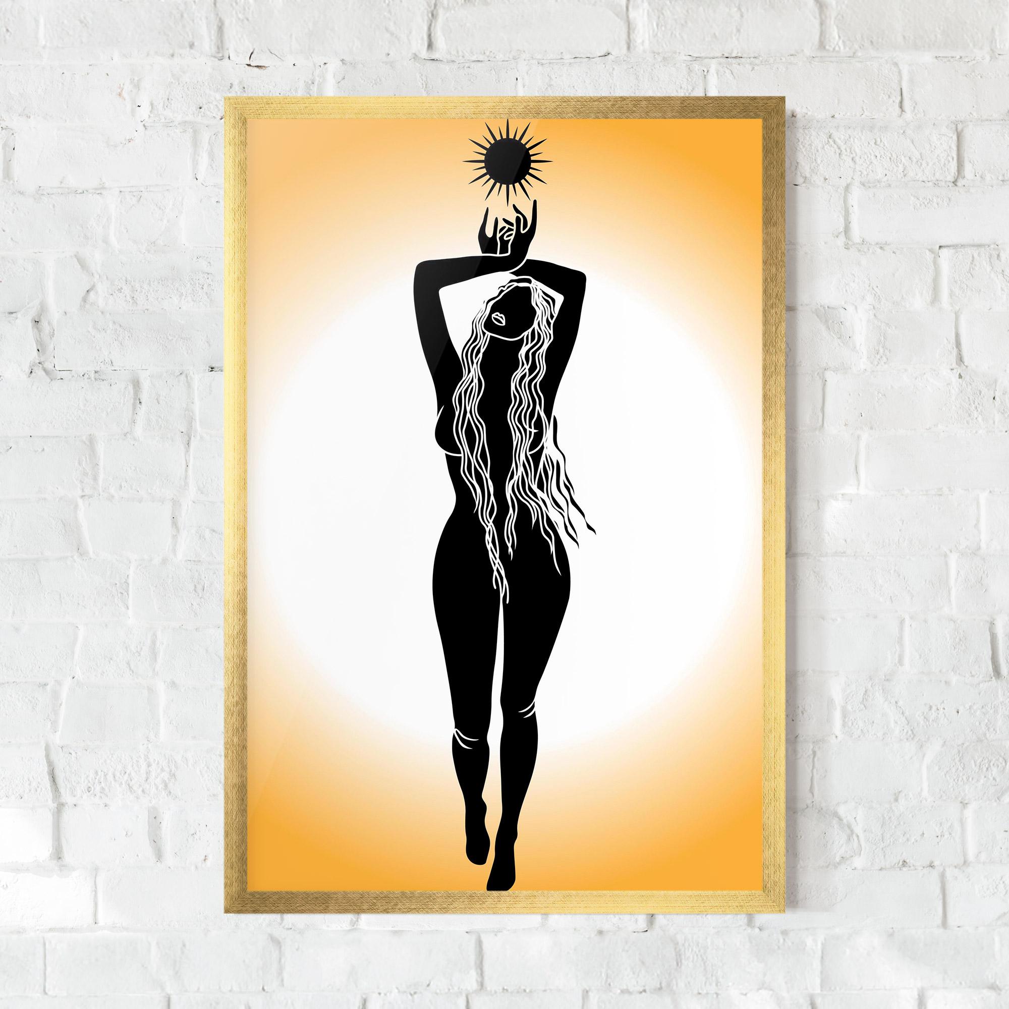 Keretezett Poszter Mistic Woman mockup 0