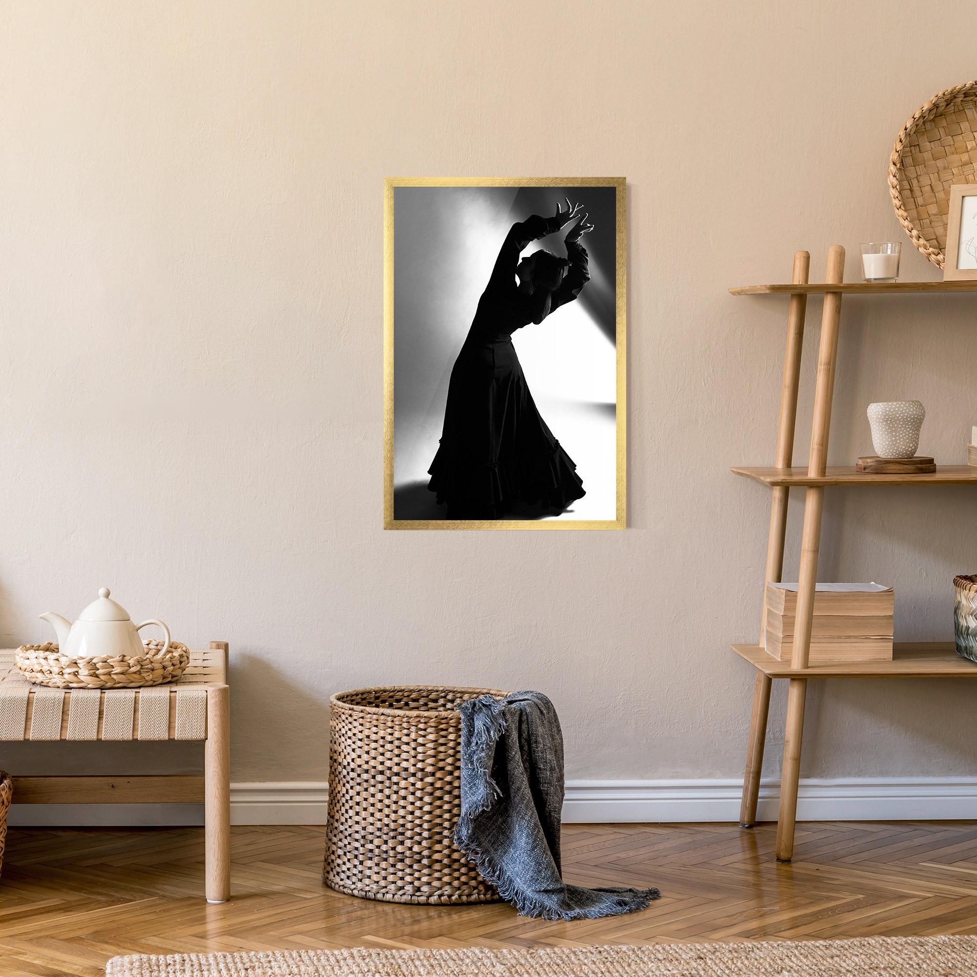 Keretezett Poszter Full Shot Dancer mockup 9