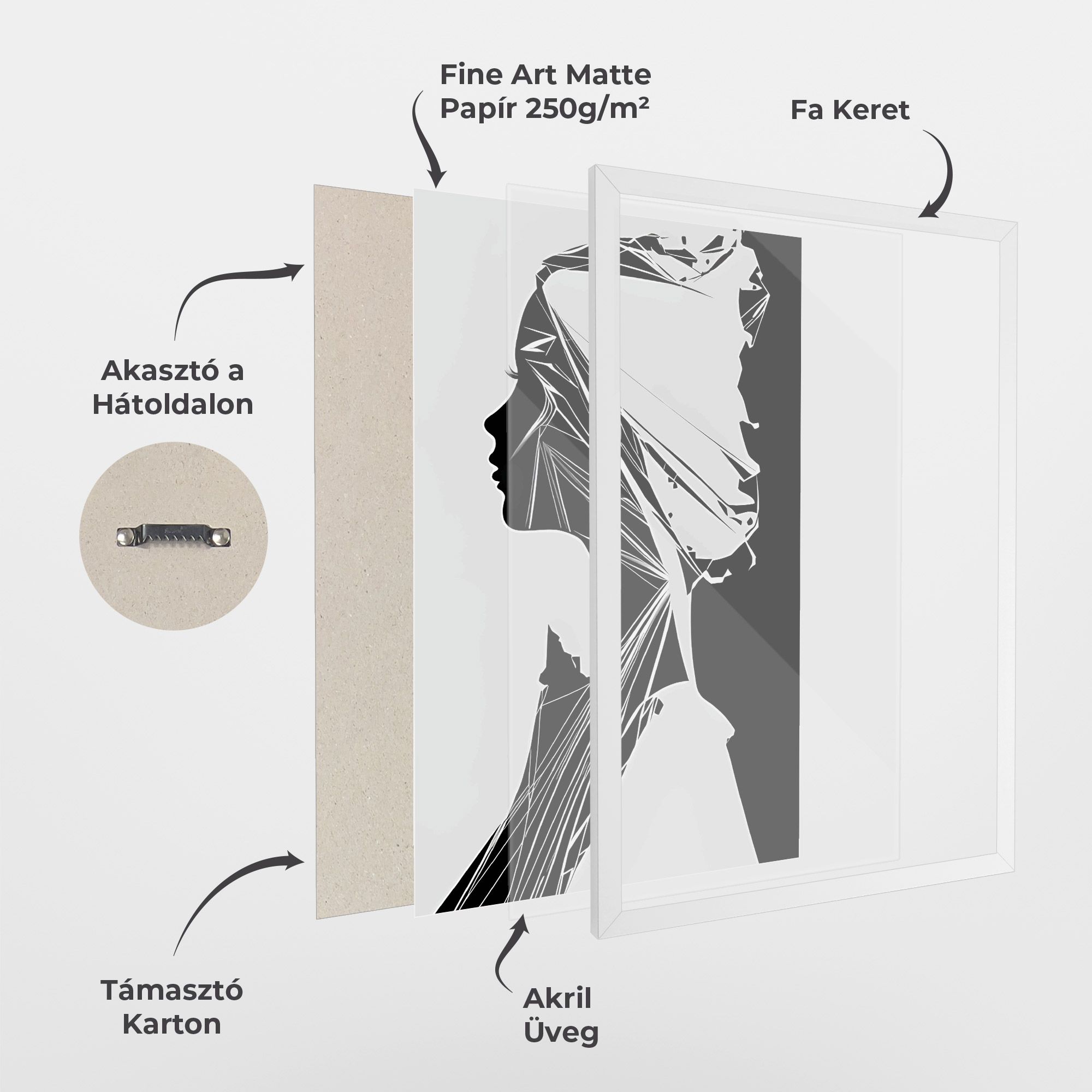 Girl Shilouette Art mockup 1