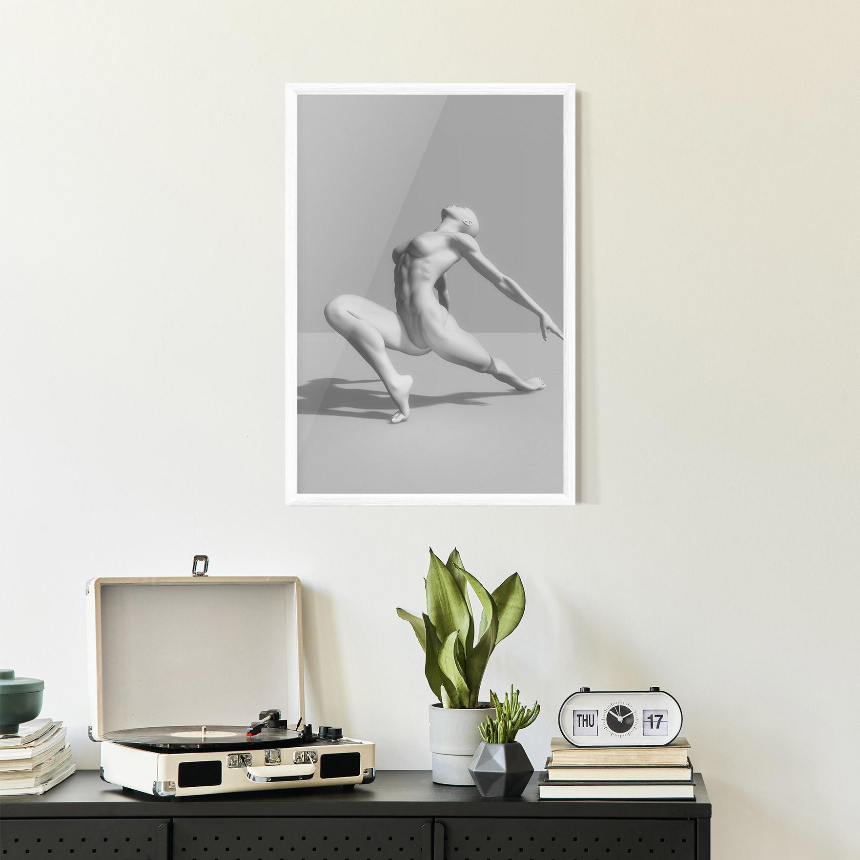 Keretezett Poszter 3d Ballet Pose mockup 2