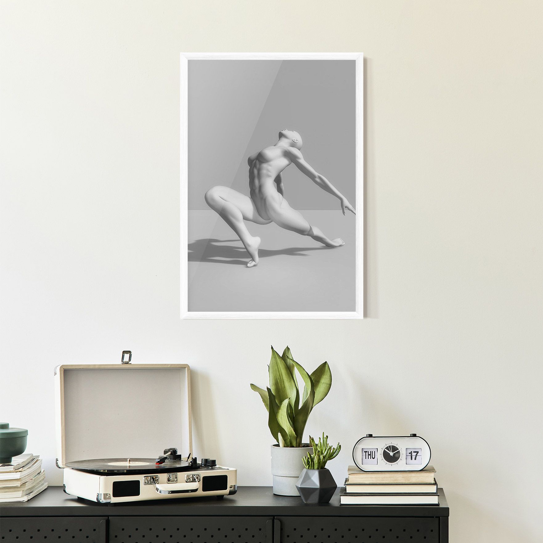 3d Ballet Pose mockup 2