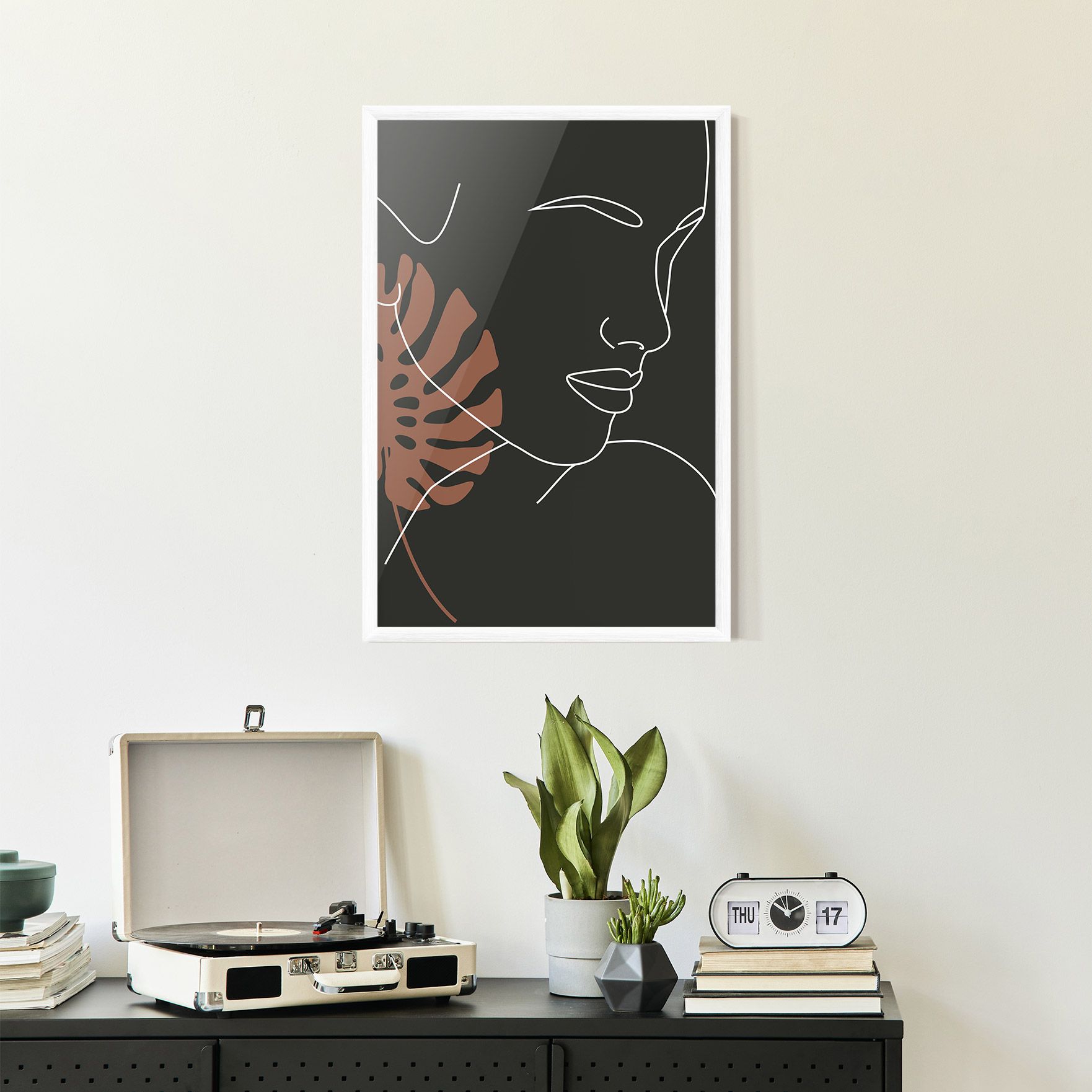 White Line Woman mockup 2