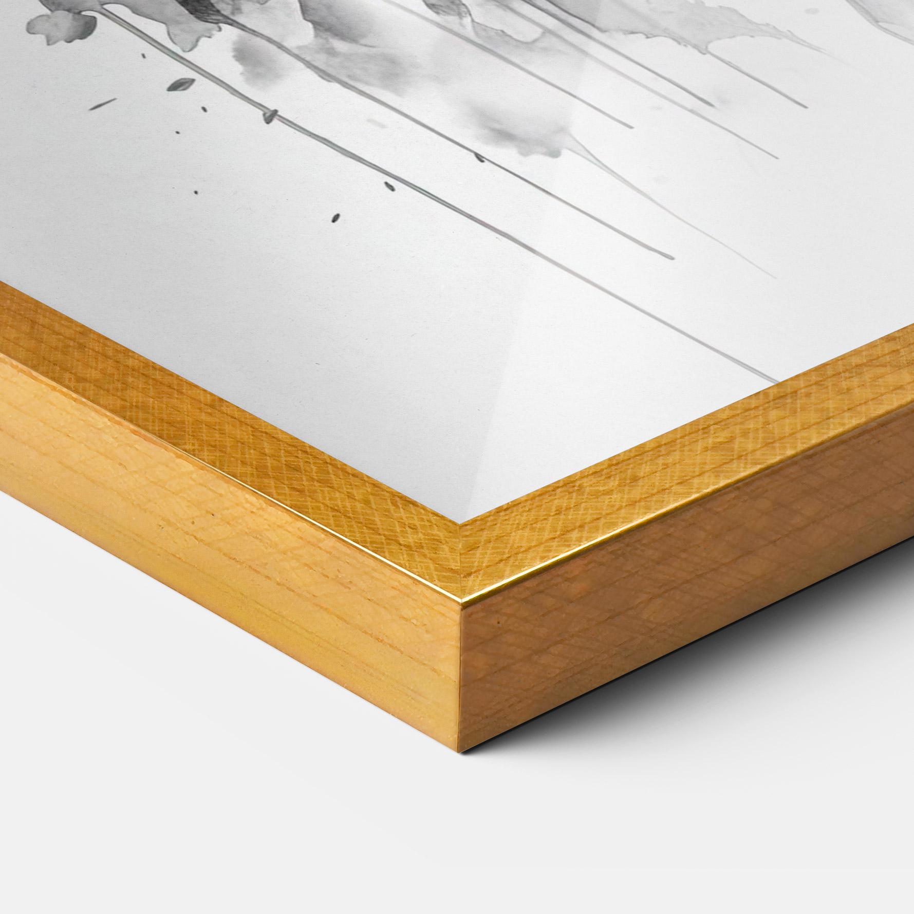 Keretezett Poszter Beautiful Dancing Woman mockup 3