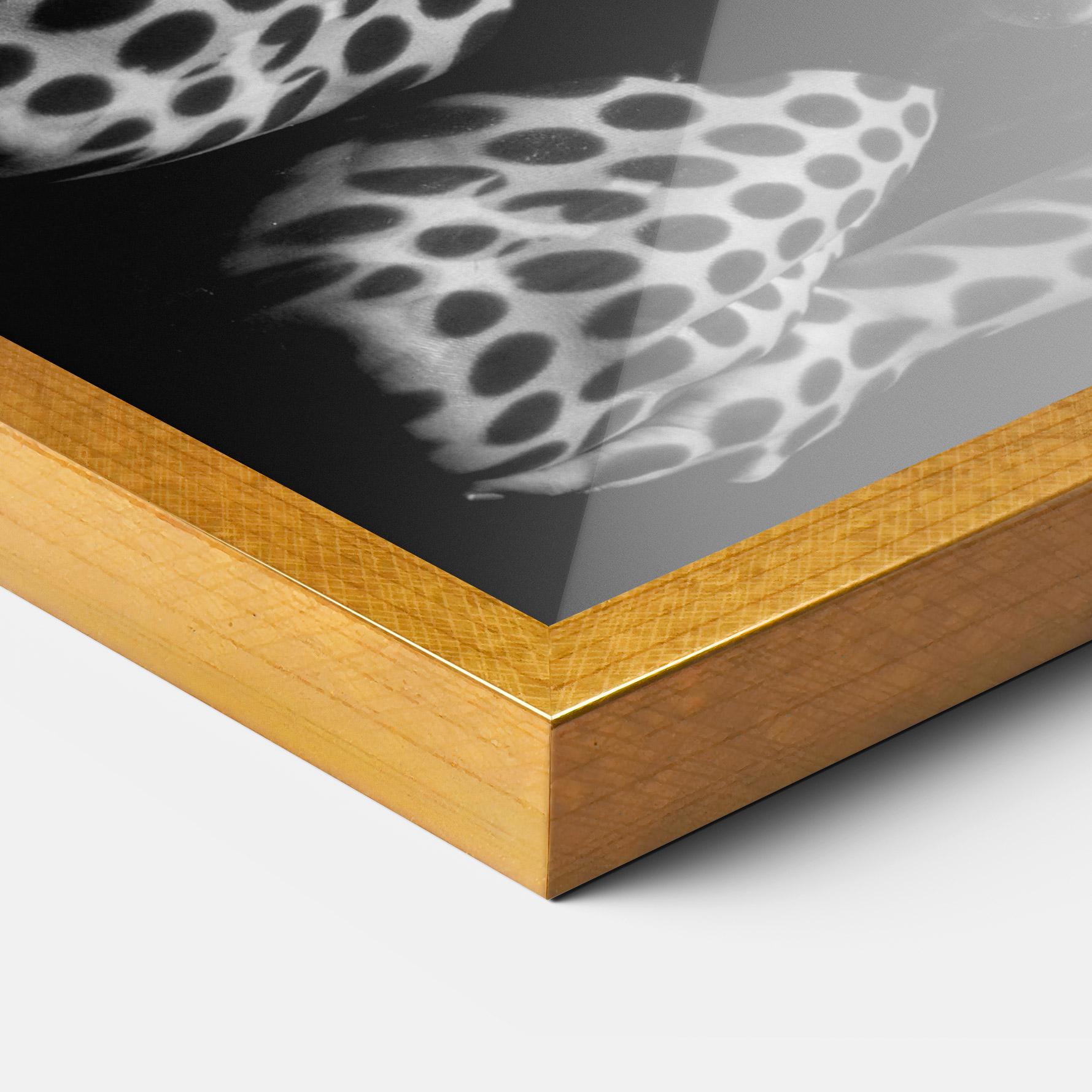 Keretezett Poszter Black White Pattern Woman mockup 3