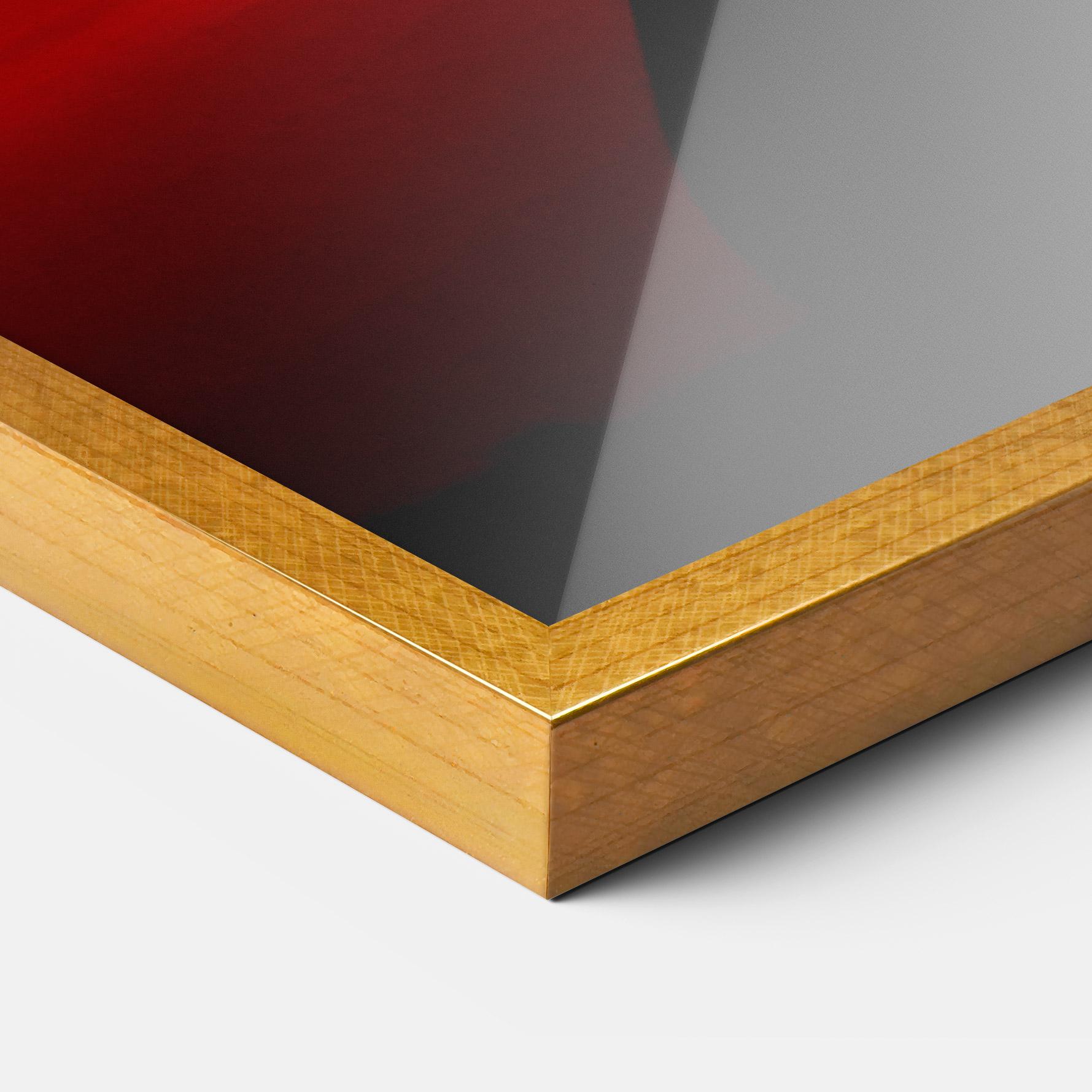 Keretezett Poszter Profile Against Sunset mockup 3