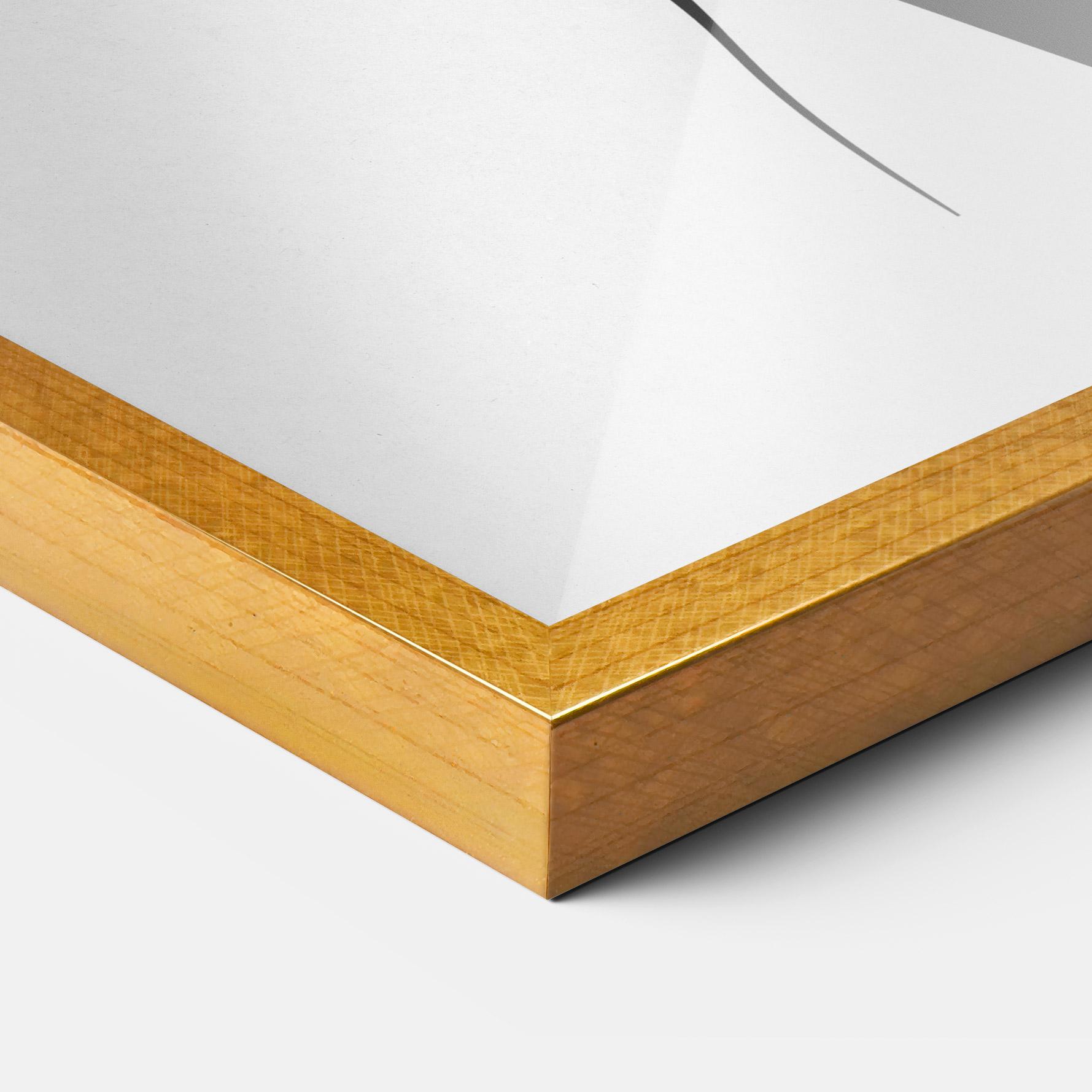 Keretezett Poszter Woman Shape Line mockup 3