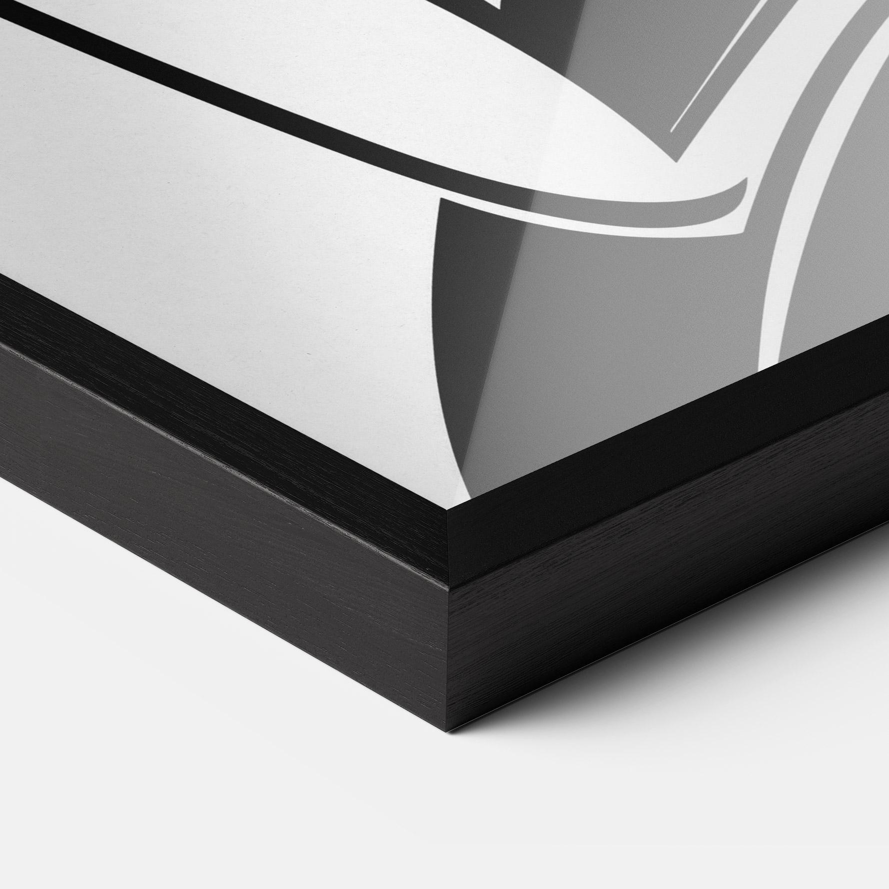 Keretezett Poszter Pretty Woman Shilouette mockup 3