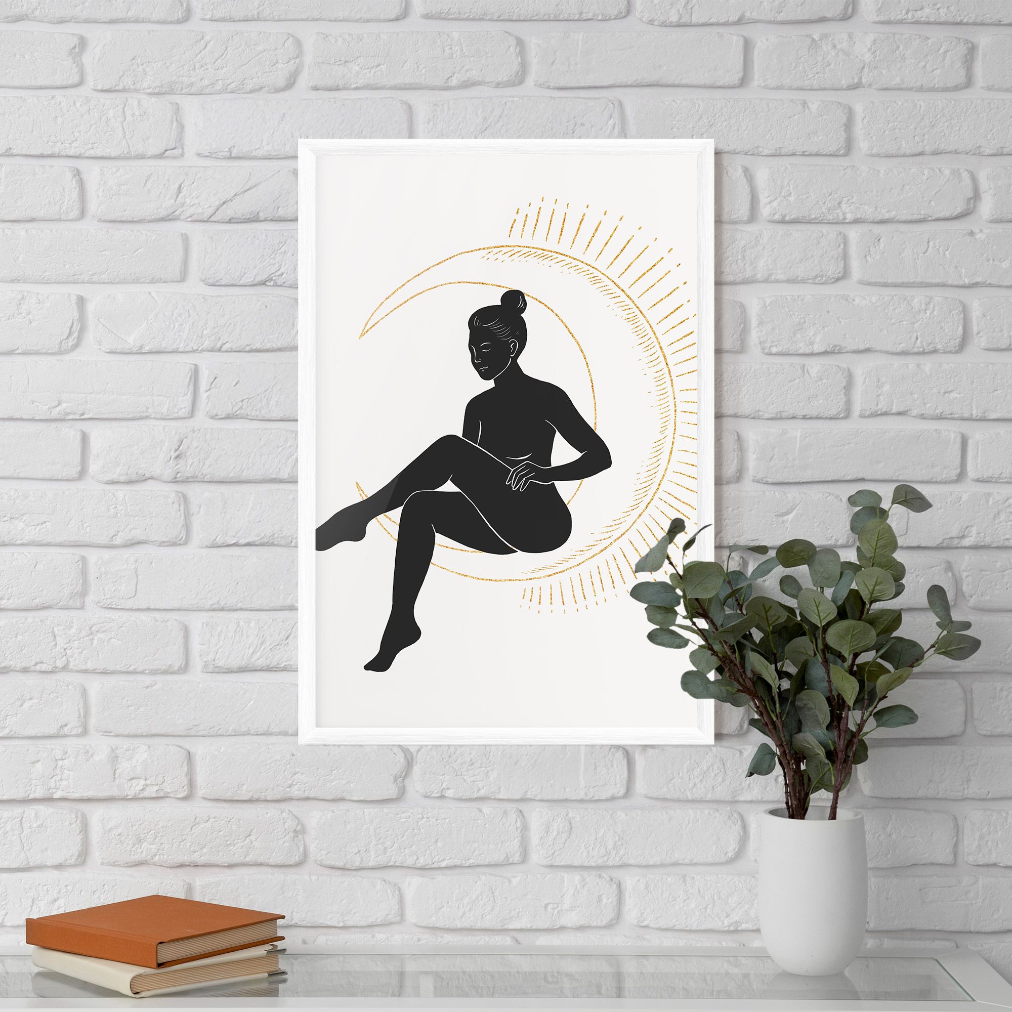 Sitting On The Moon mockup 5