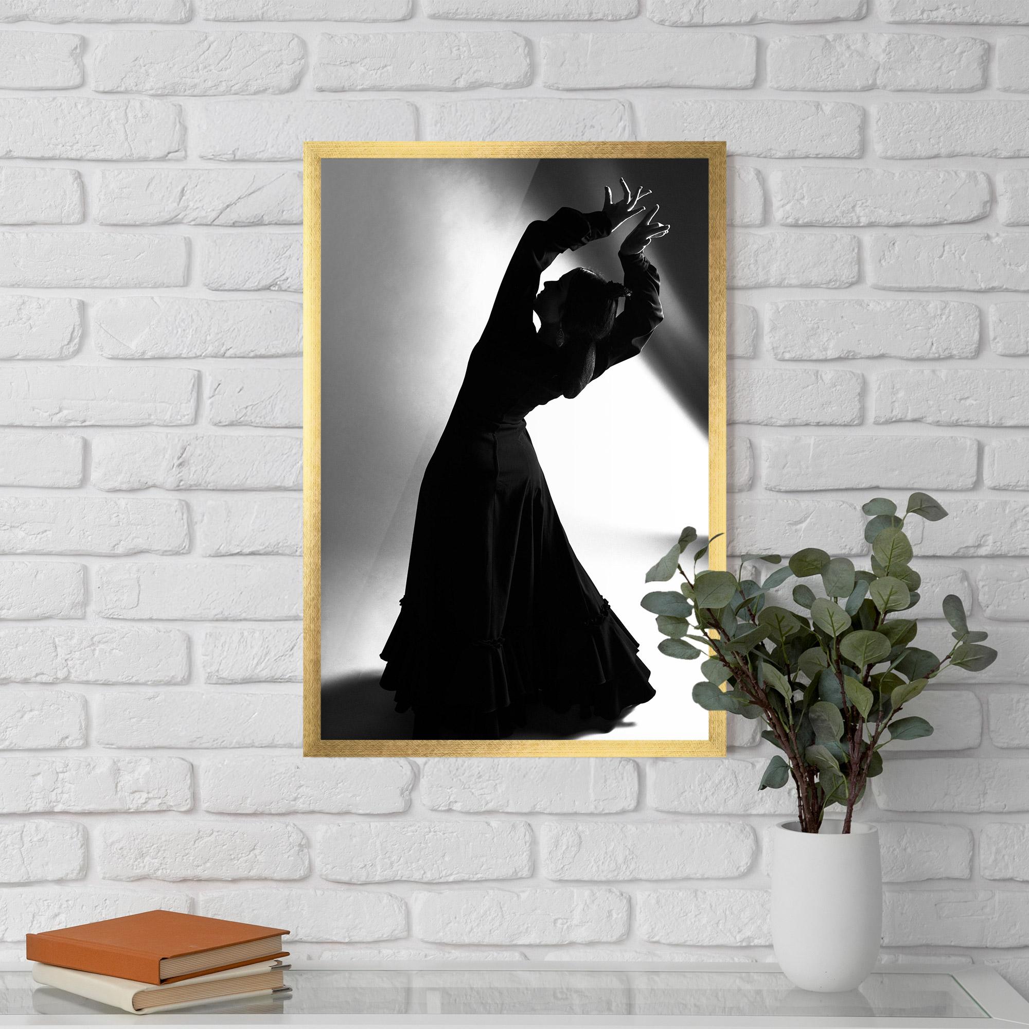 Keretezett Poszter Full Shot Dancer mockup 5