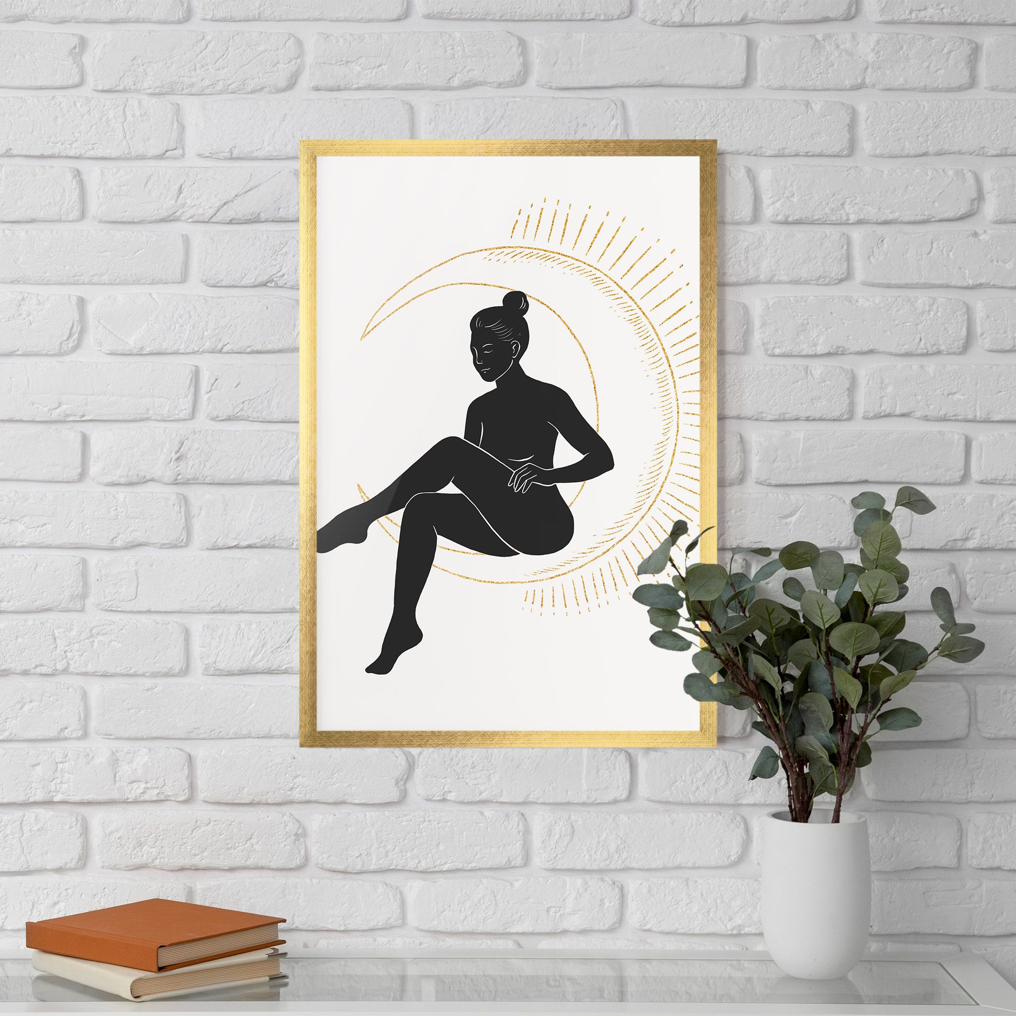 Sitting On The Moon mockup 5