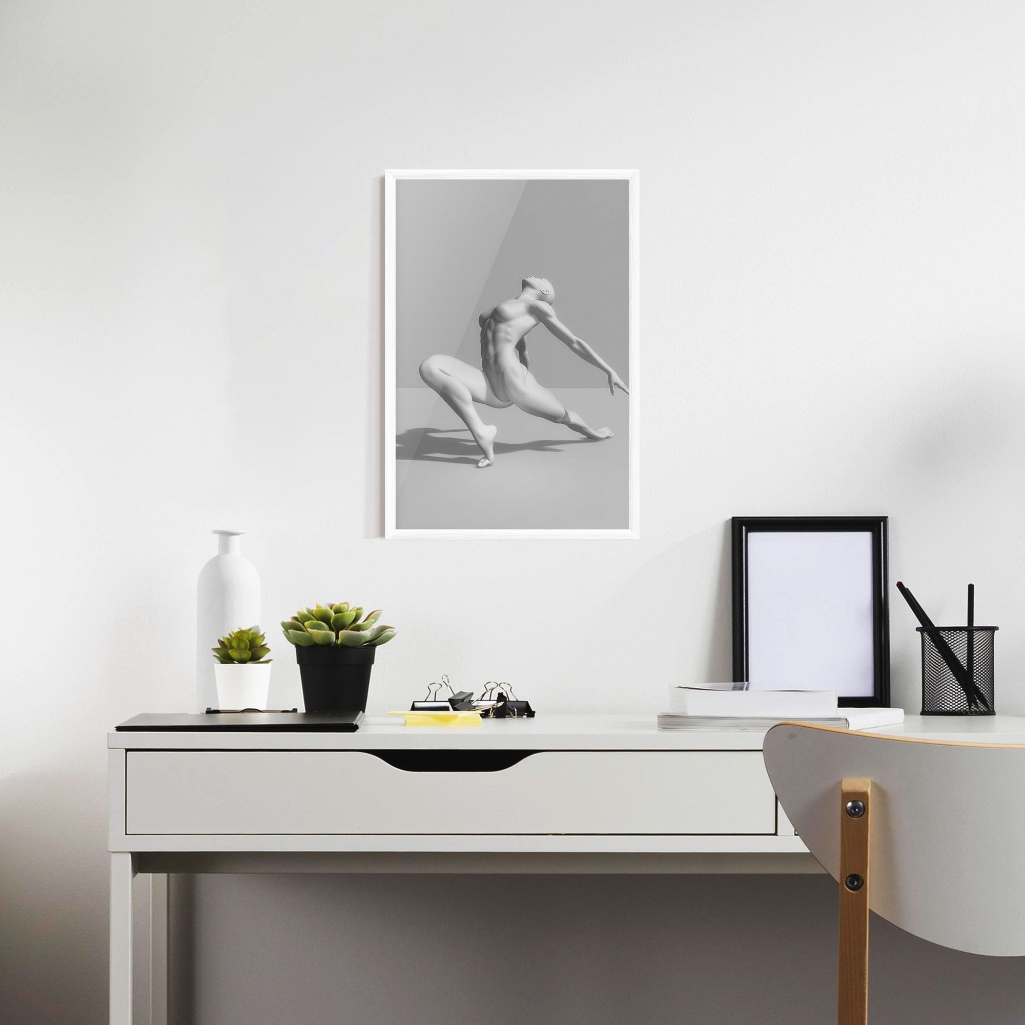 3d Ballet Pose mockup 7