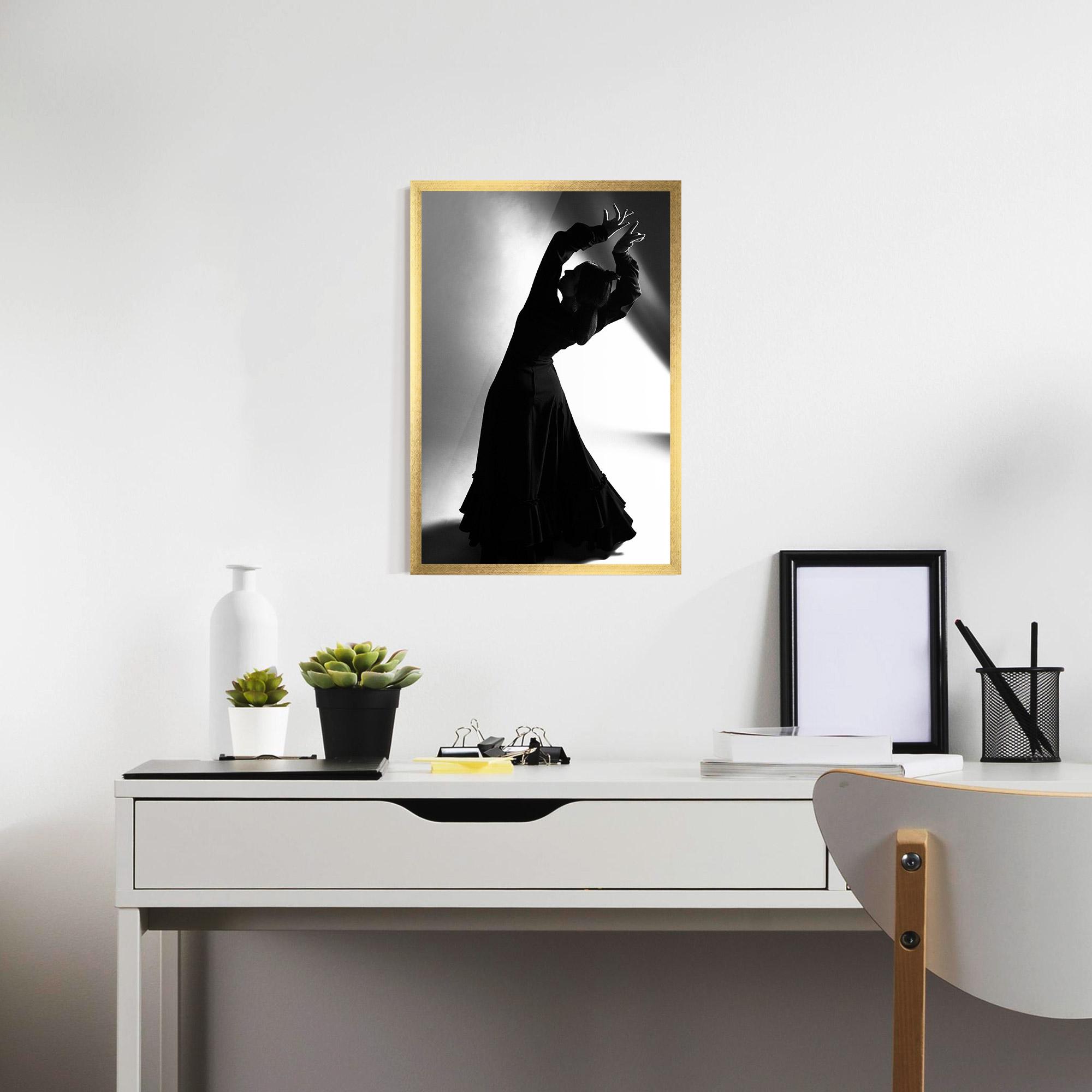 Keretezett Poszter Full Shot Dancer mockup 7