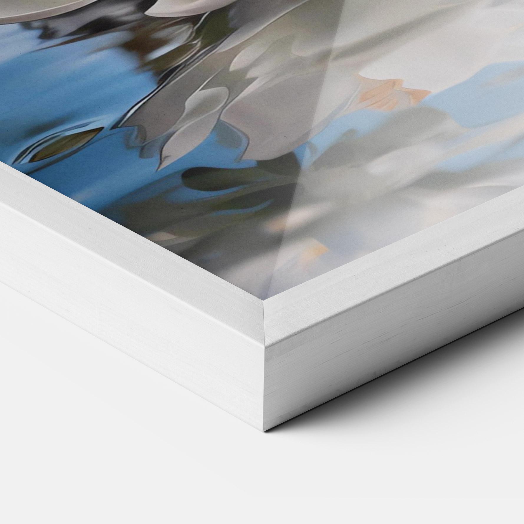 Keretezett Poszter Flower Water Glass mockup 3