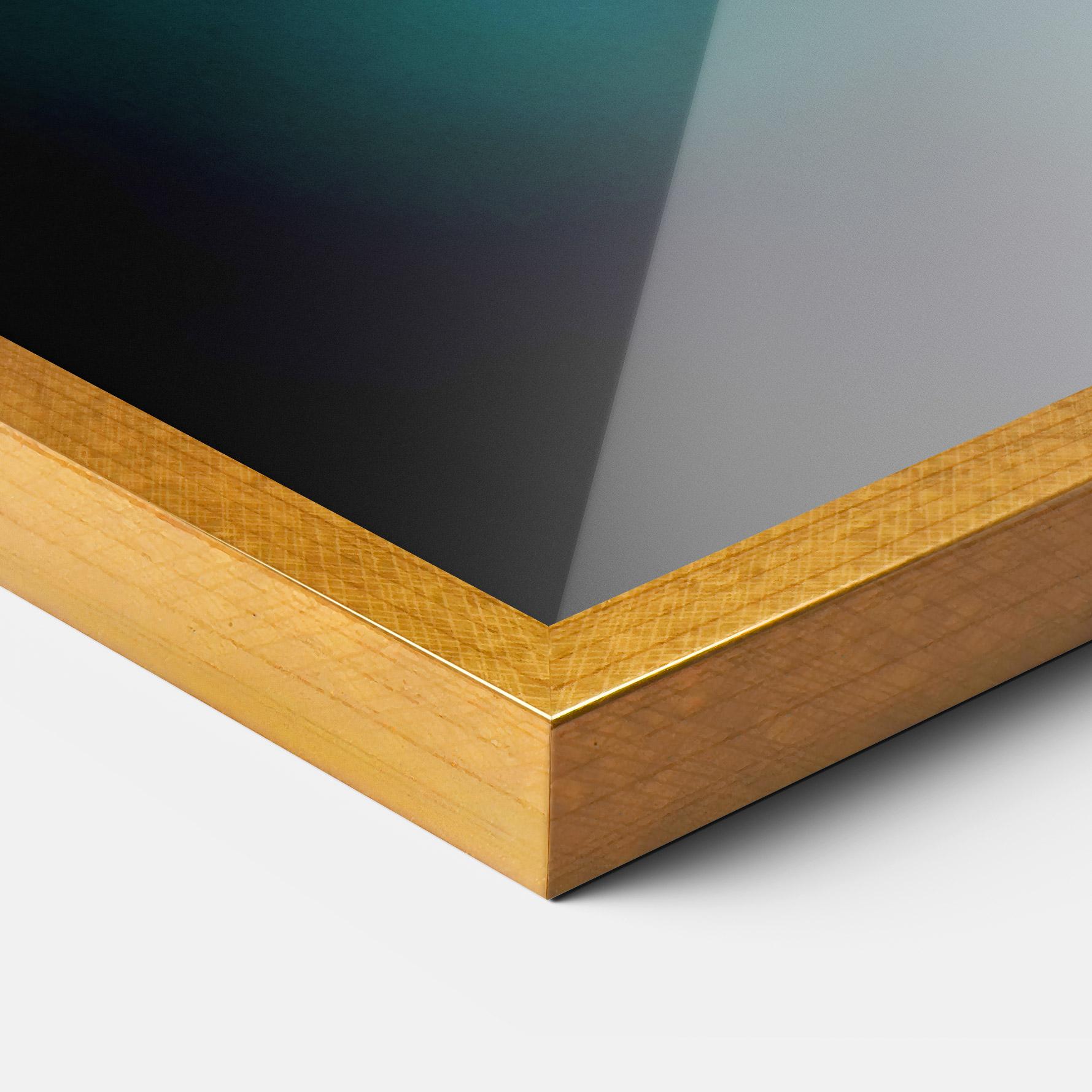 Keretezett Poszter Big Green Drop mockup 3