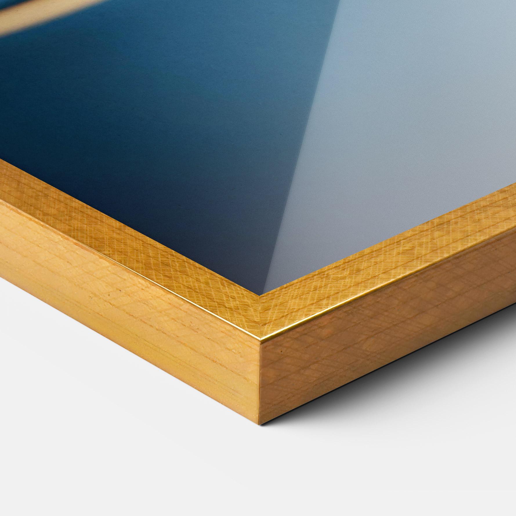 Keretezett Poszter Cream Water Drop mockup 3