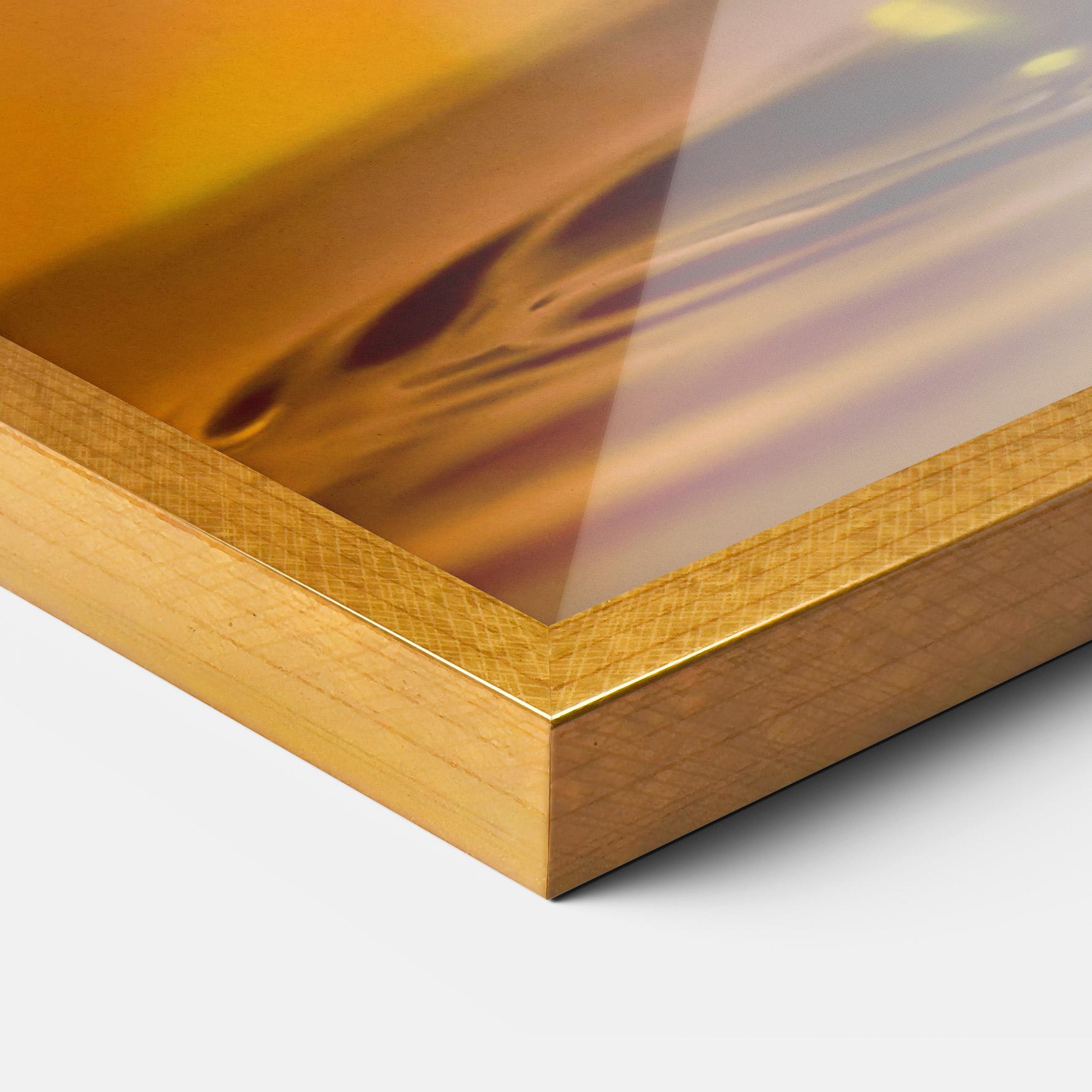 Keretezett Poszter Orange Light Drop mockup 3