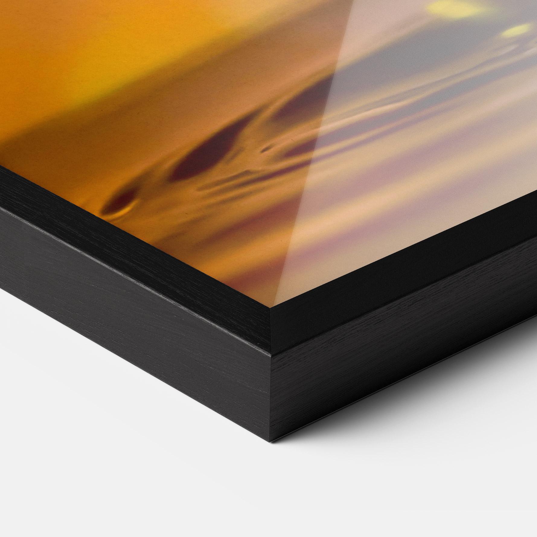 Keretezett Poszter Orange Light Drop mockup 3