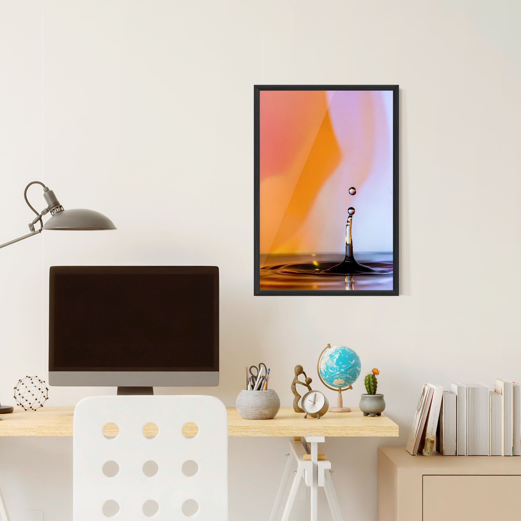 Orange Light Drop mockup 6