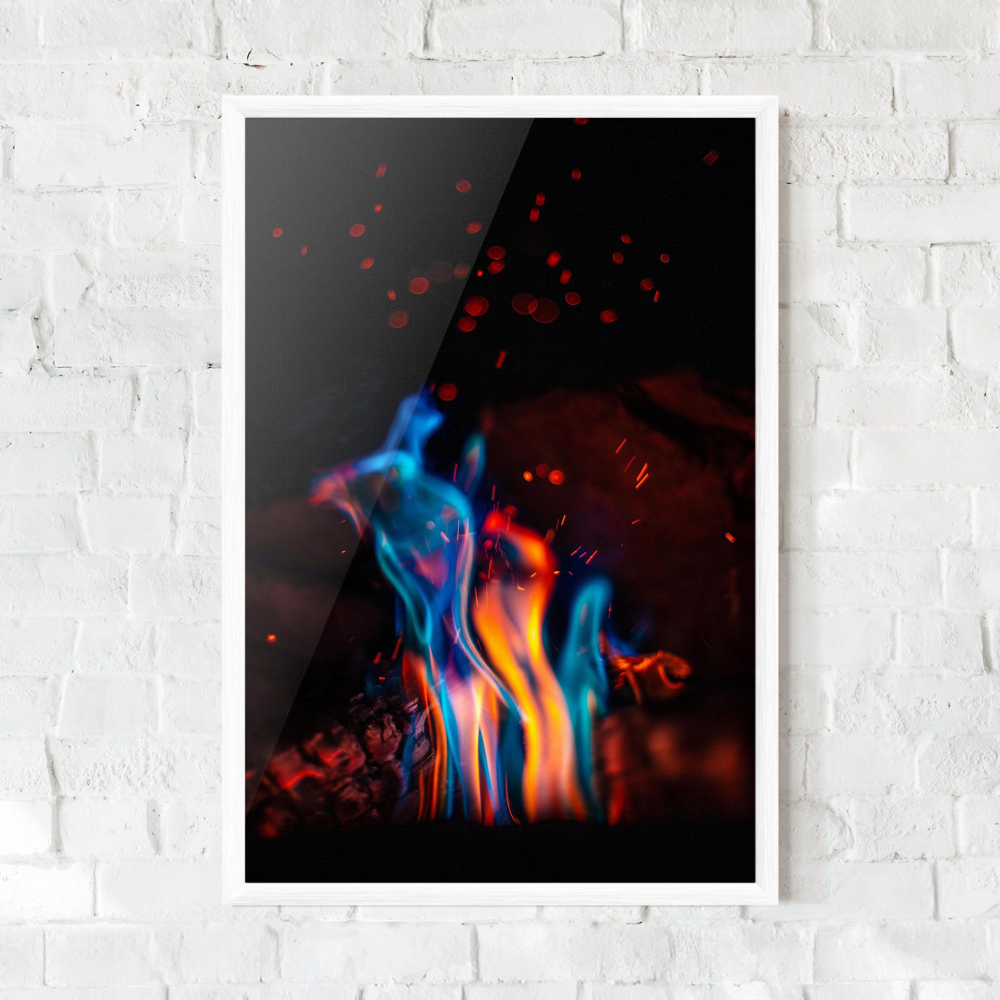 Blue Orange Fire mockup 0