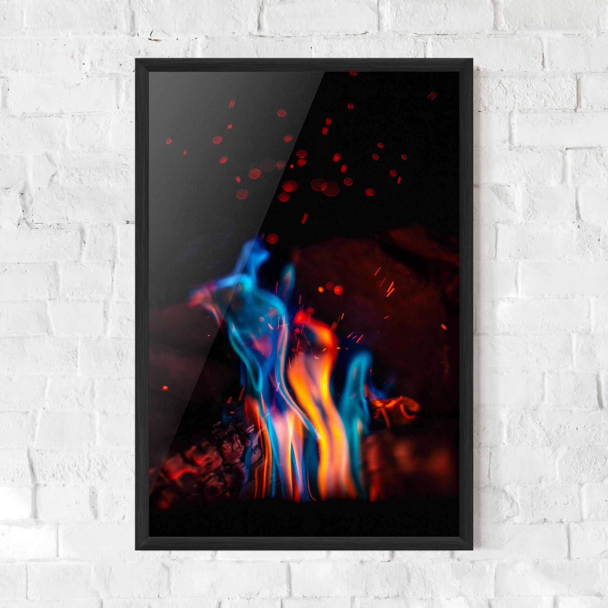 Blue Orange Fire mockup 0