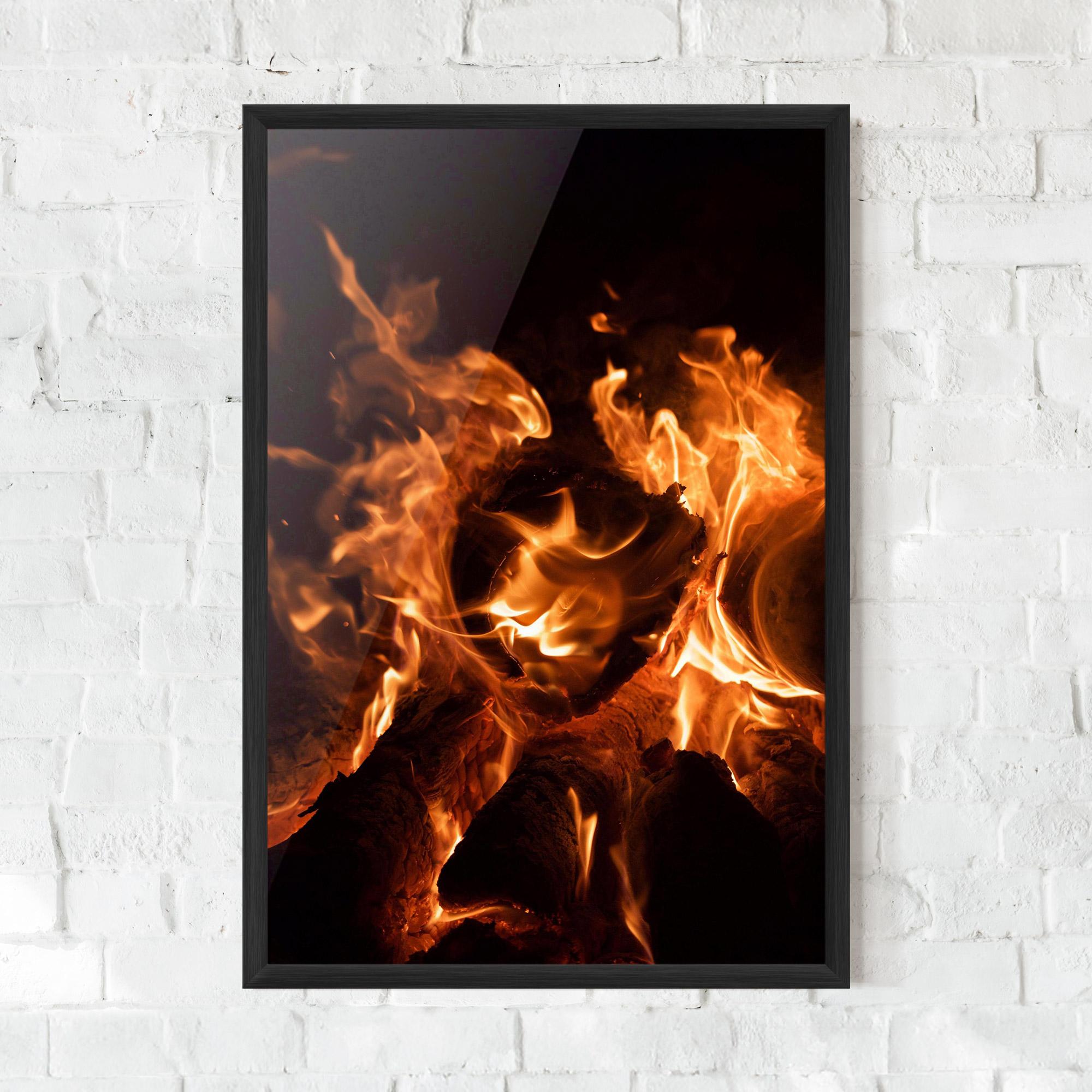 Keretezett Poszter Eternal Flame mockup 0