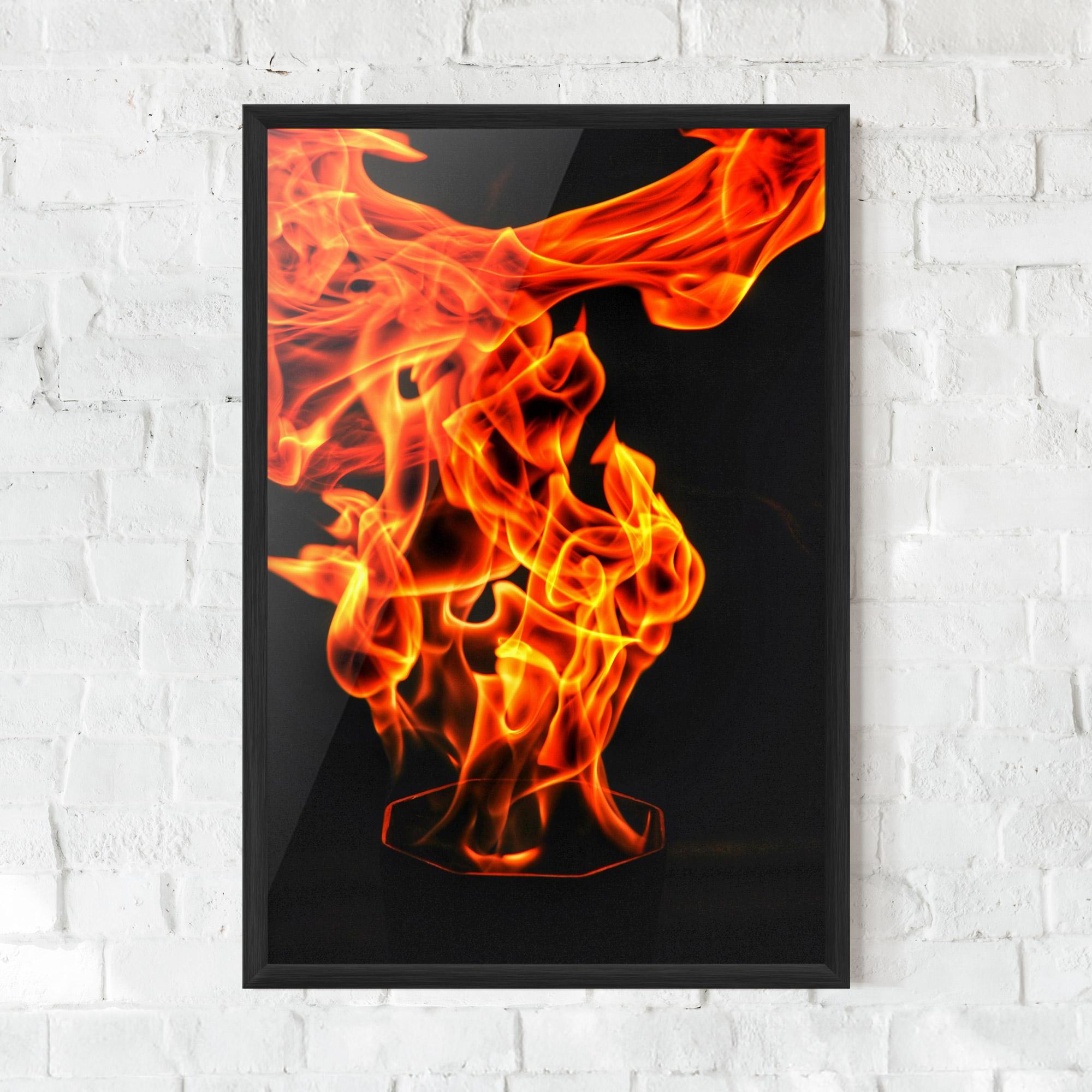 Keretezett Poszter Phoenix Heat Dance mockup 0