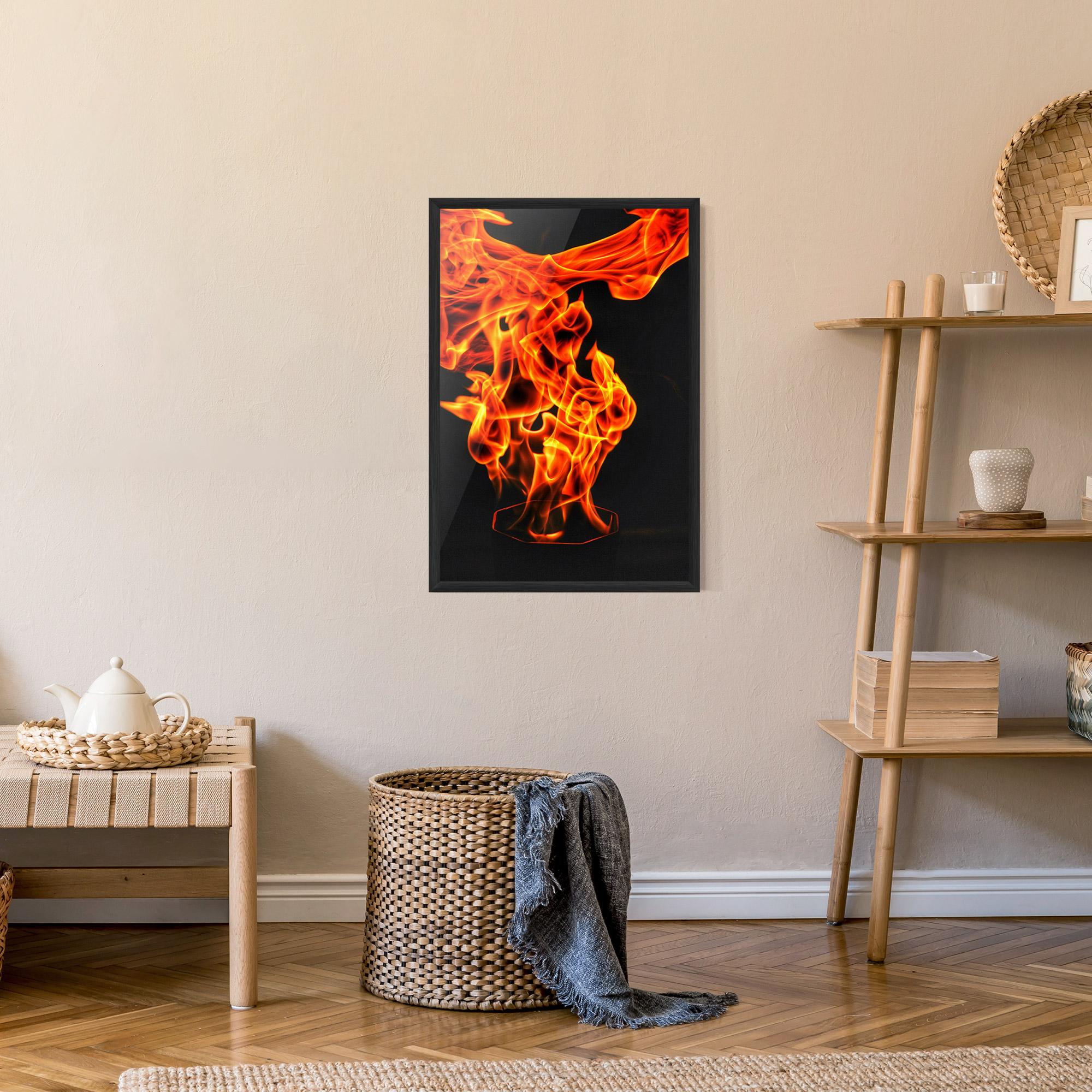 Keretezett Poszter Phoenix Heat Dance mockup 9