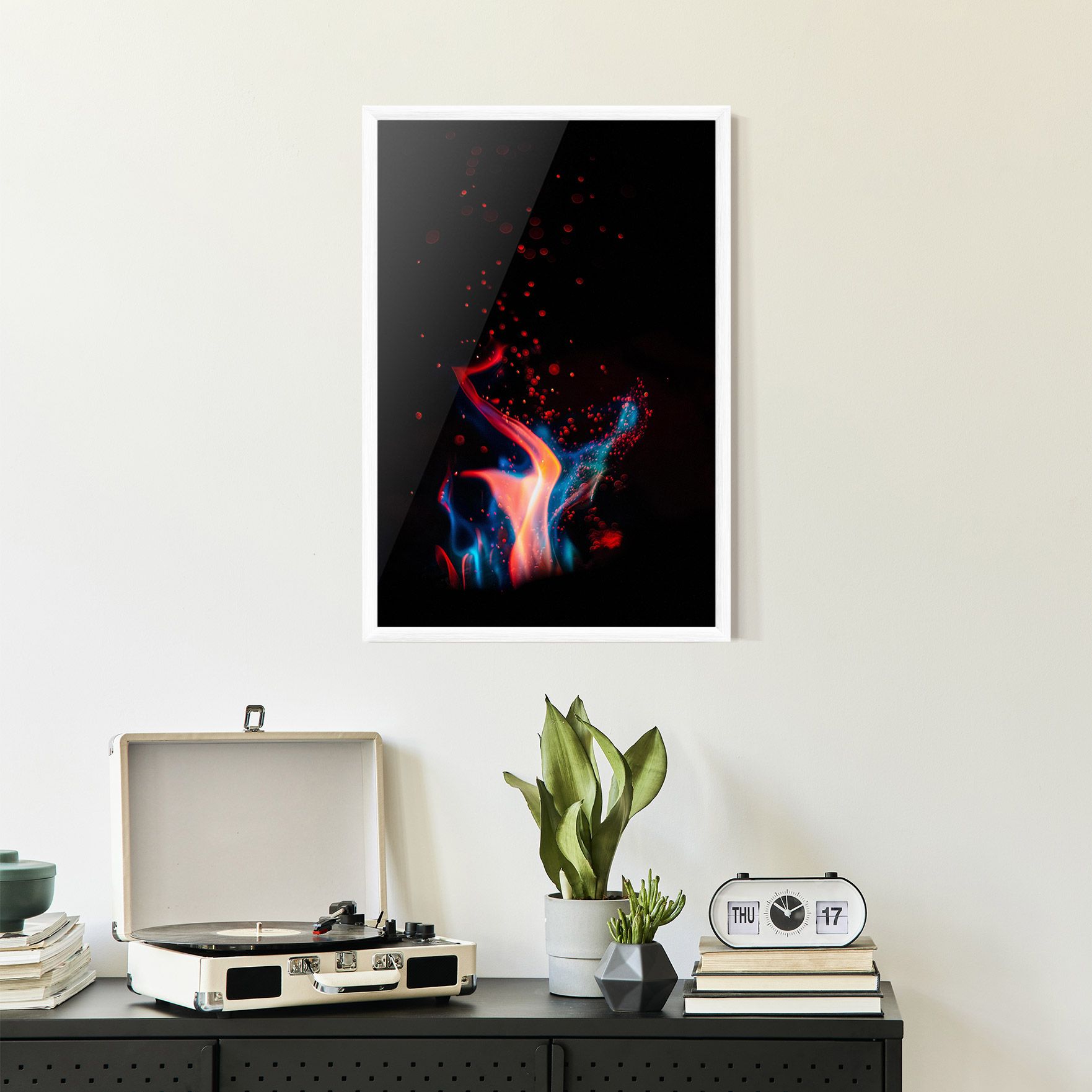 Blue Pink Fire mockup 2