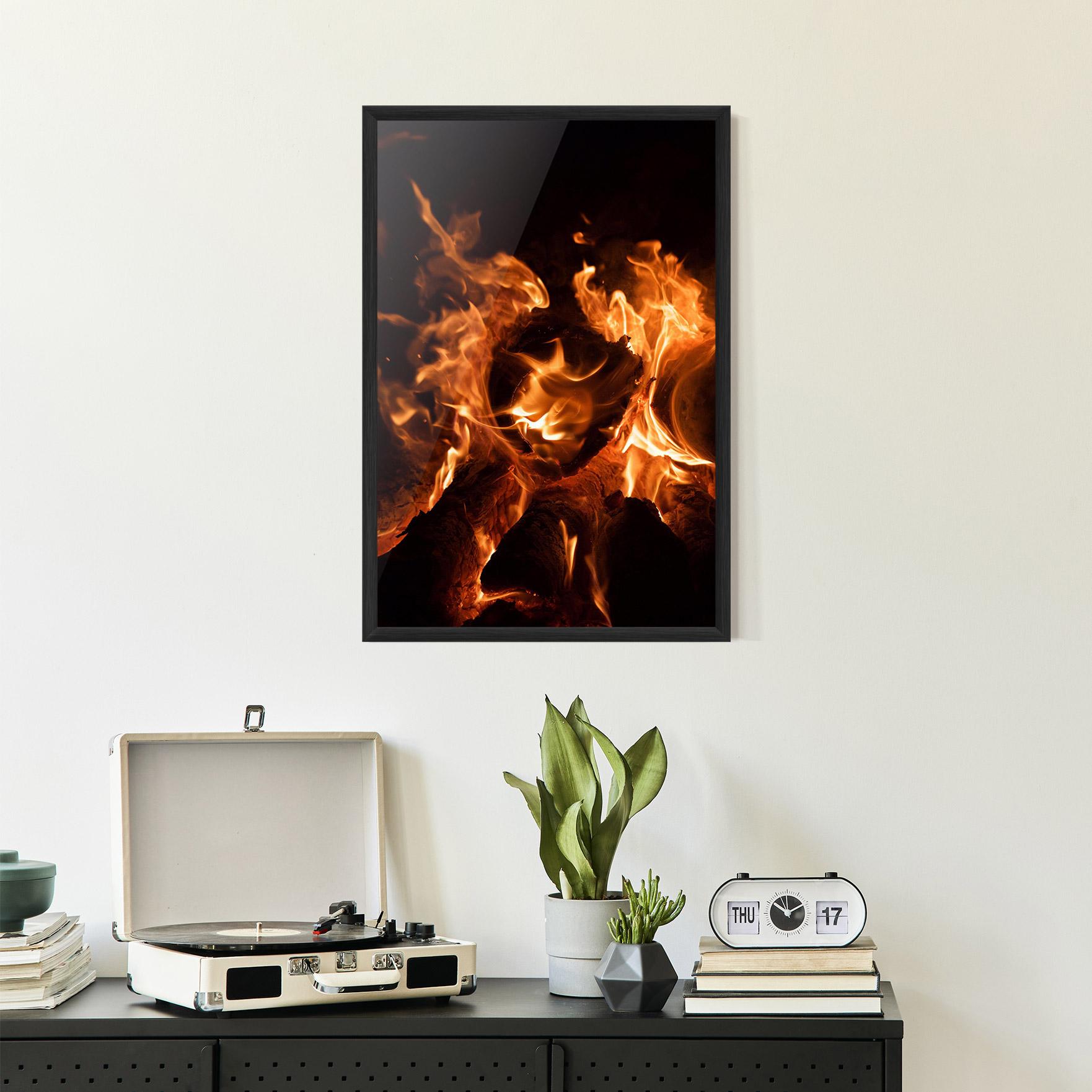 Keretezett Poszter Eternal Flame mockup 2
