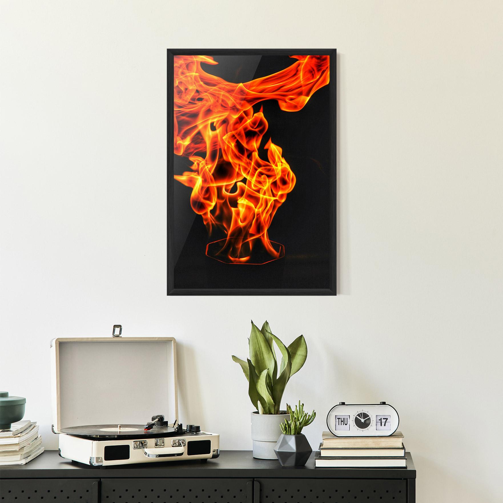 Keretezett Poszter Phoenix Heat Dance mockup 2