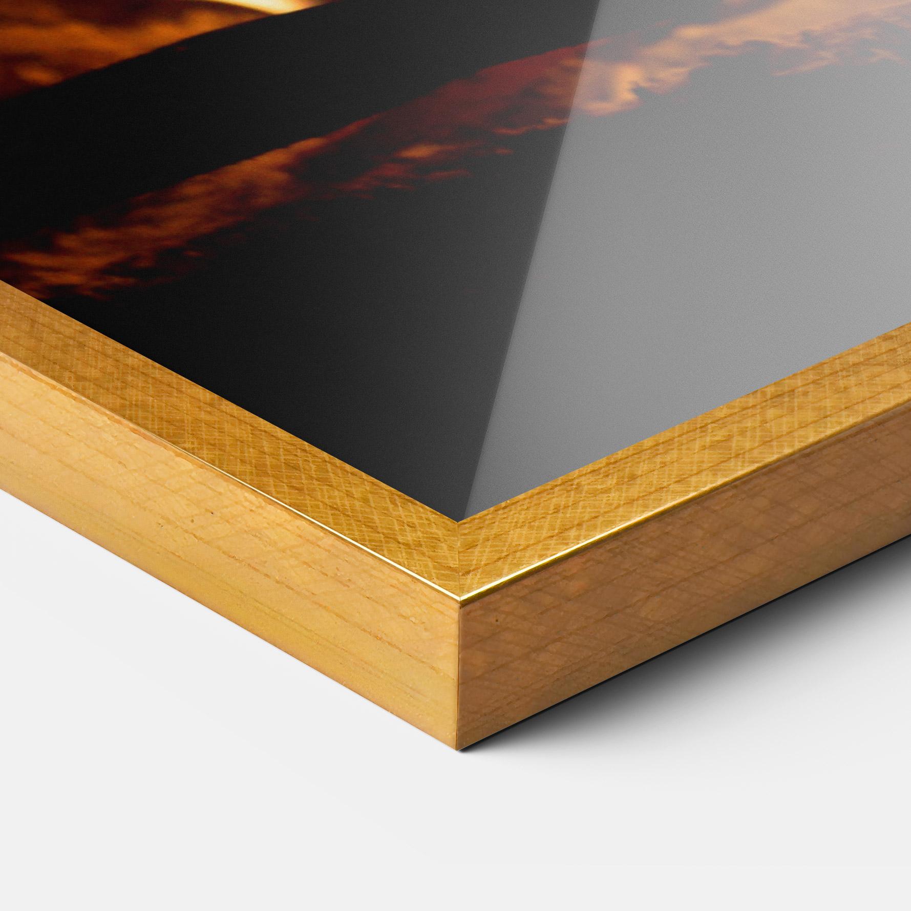 Keretezett Poszter Fire Wood View mockup 3