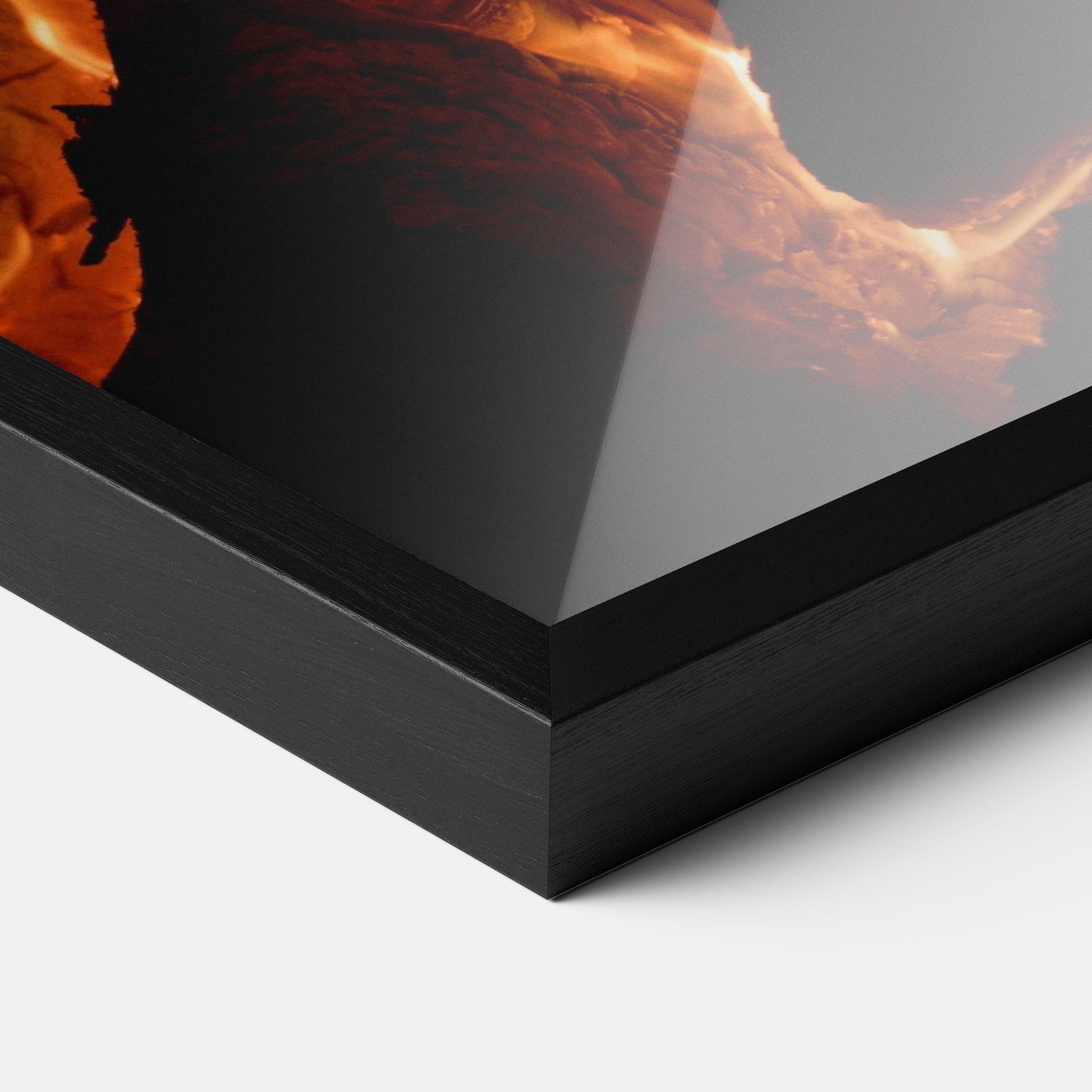 Keretezett Poszter Eternal Flame mockup 3