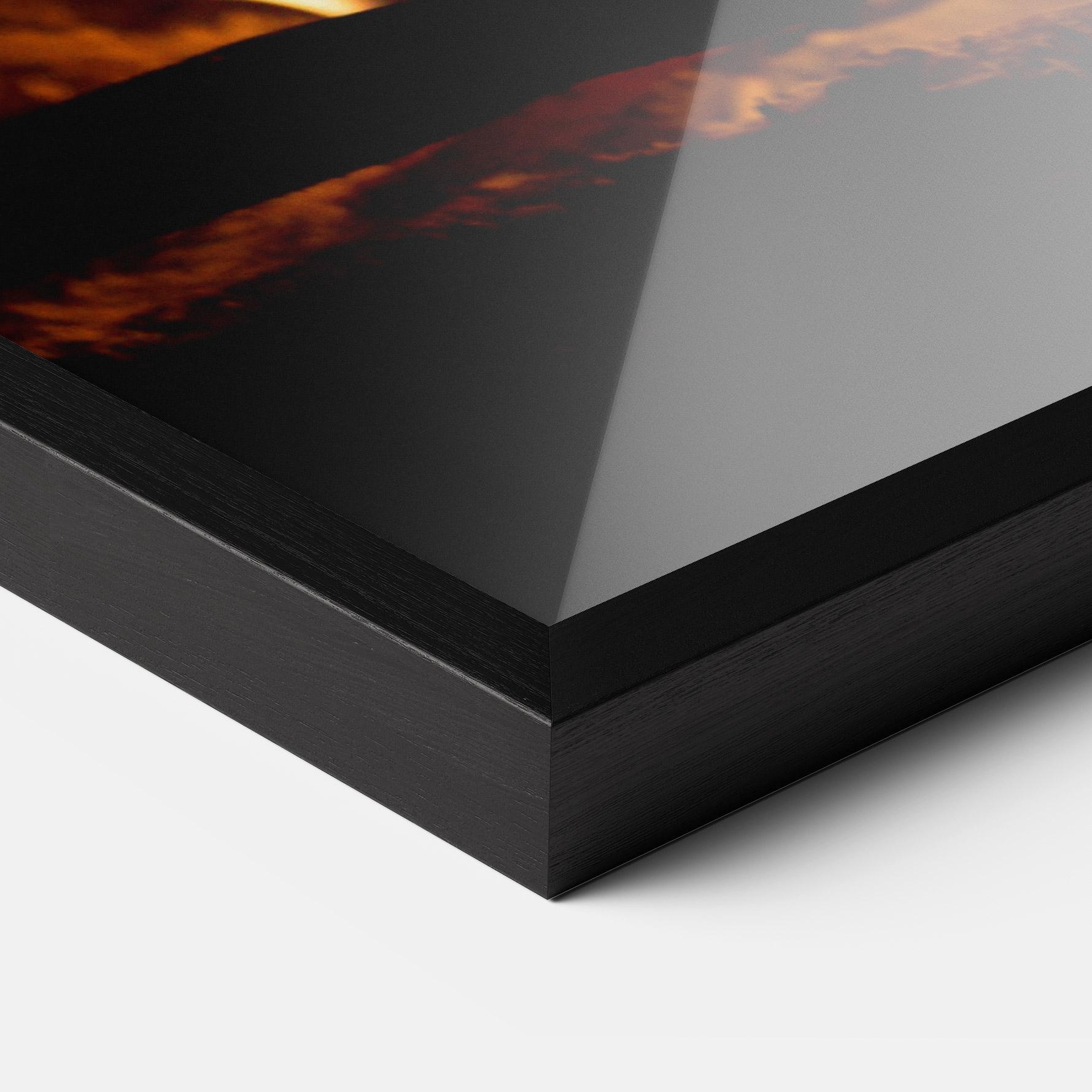 Keretezett Poszter Fire Wood View mockup 3