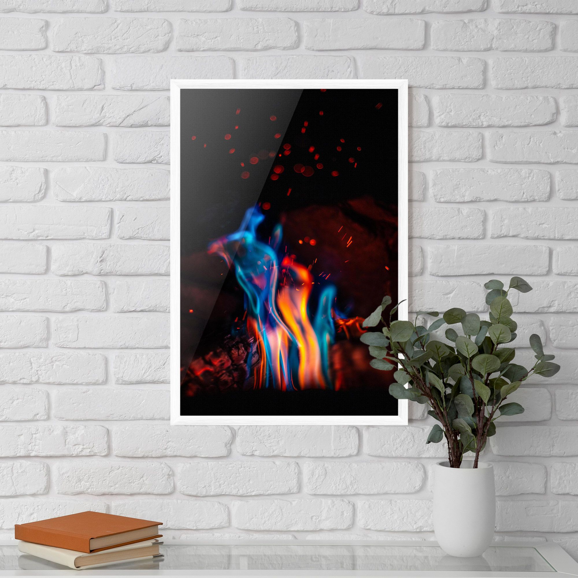 Blue Orange Fire mockup 5