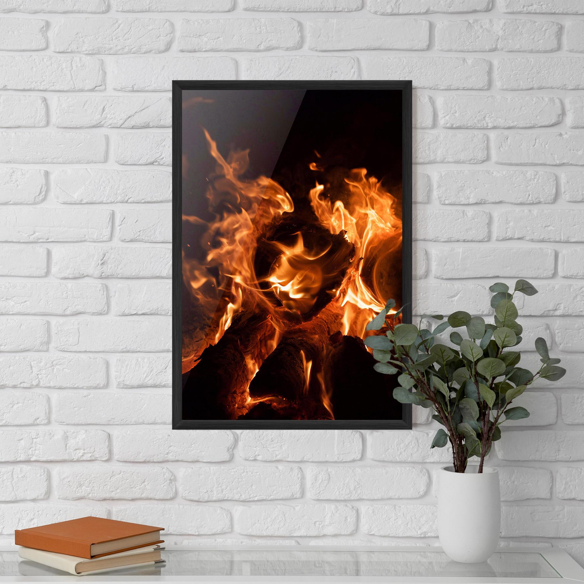 Keretezett Poszter Eternal Flame mockup 5