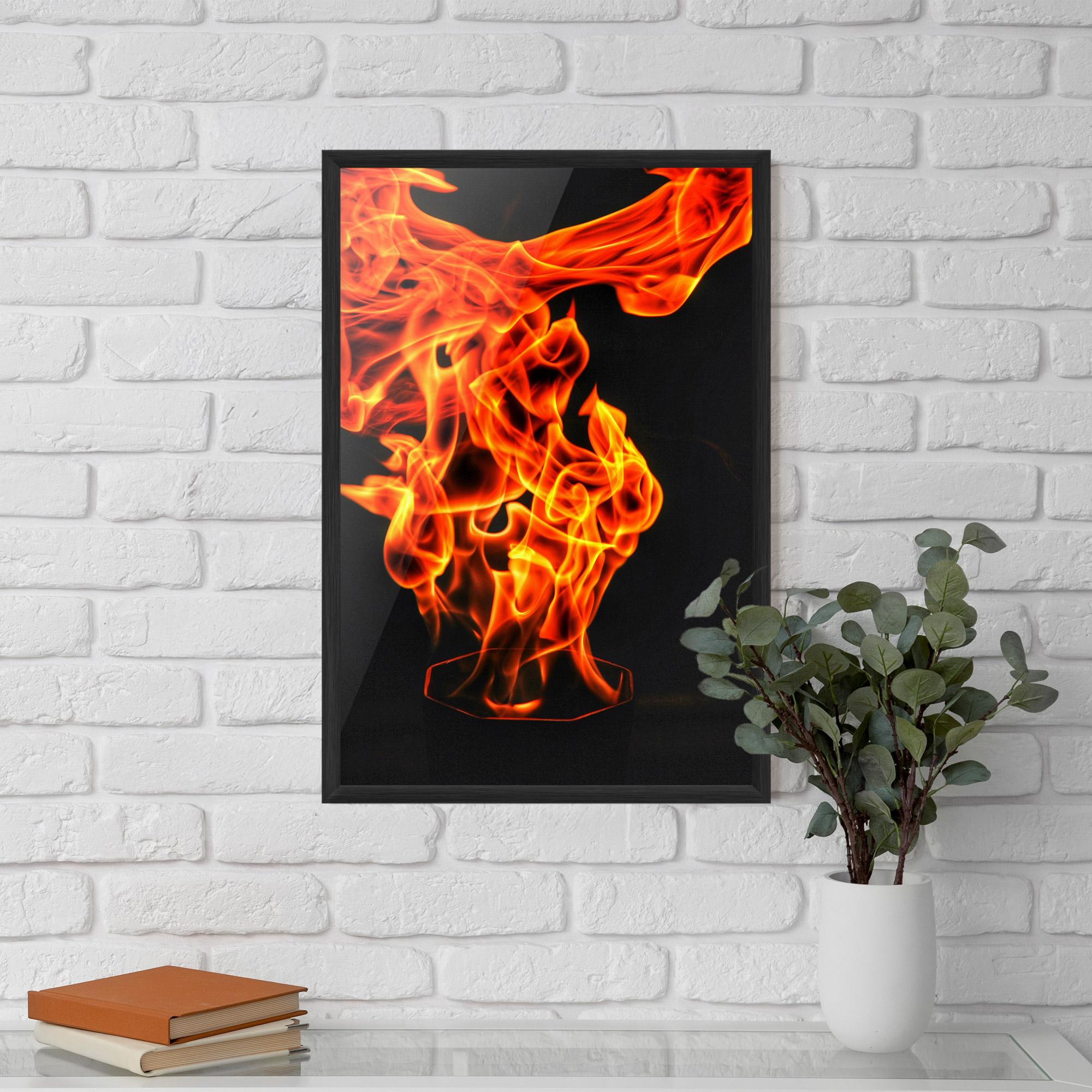 Keretezett Poszter Phoenix Heat Dance mockup 5