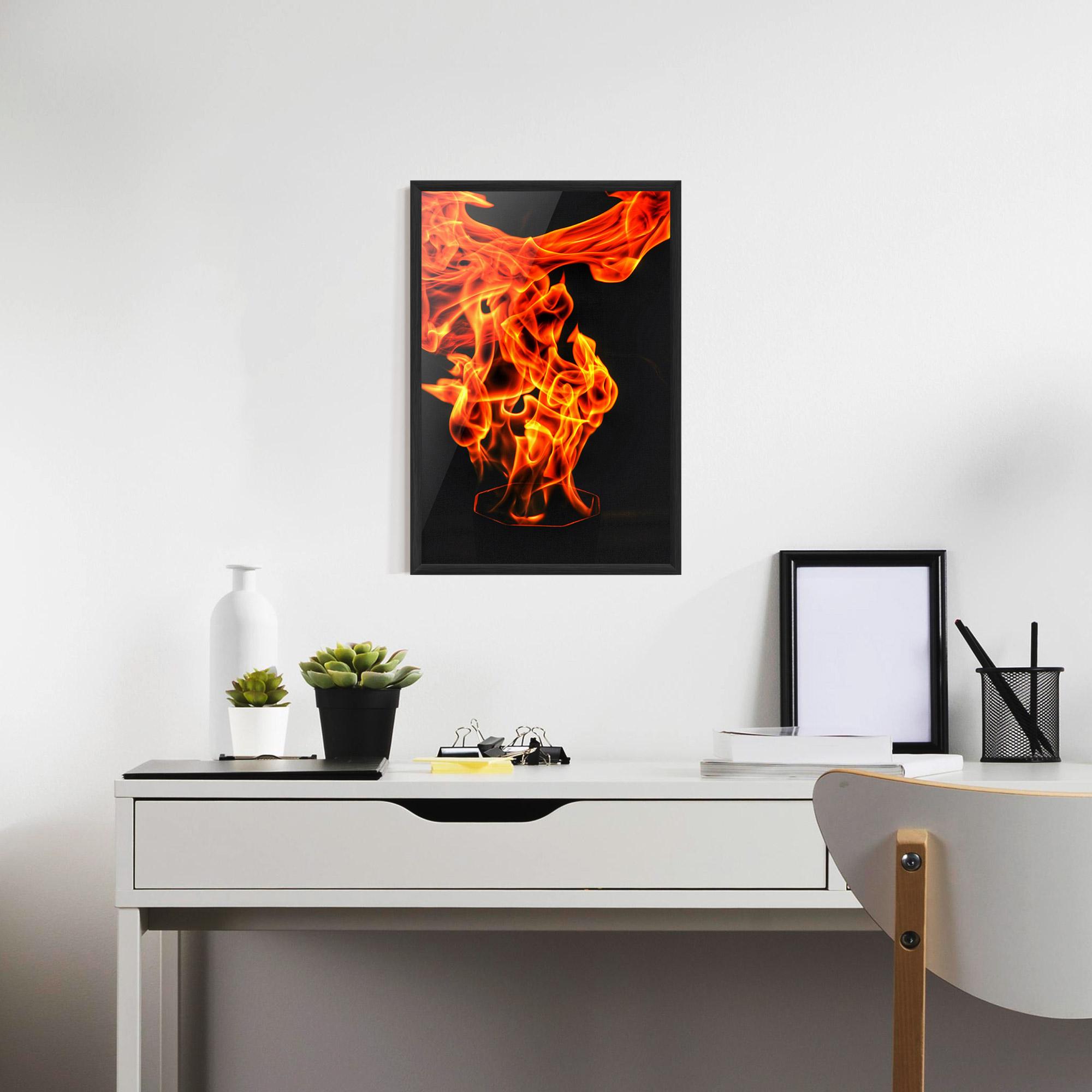 Keretezett Poszter Phoenix Heat Dance mockup 7
